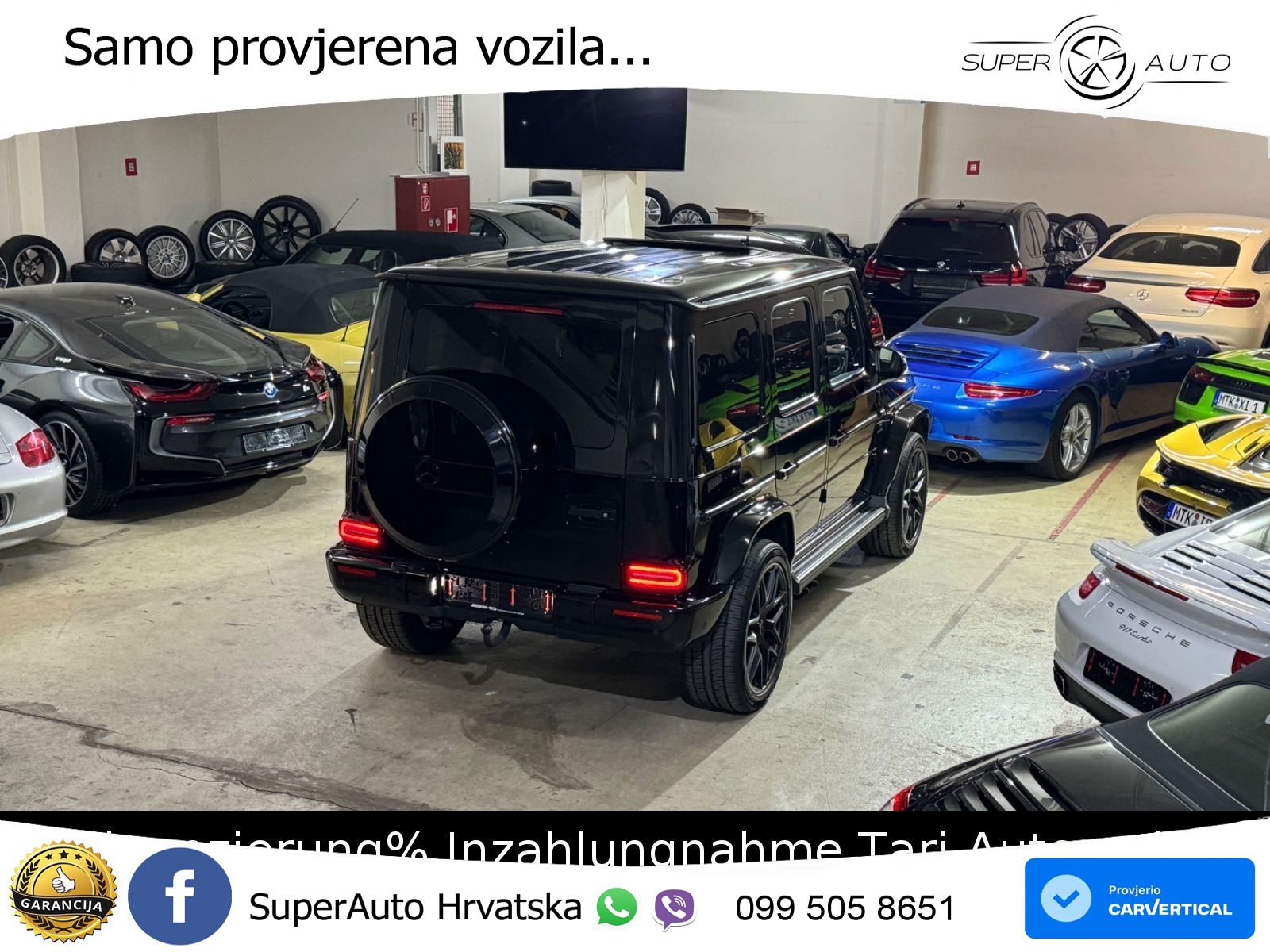 Mercedes AMG G 63 Long V8 (585 KS) 4MATIC 9G-TRONIC AMG SPEEDSHIFT PLUS LED+GR SJED+ACC