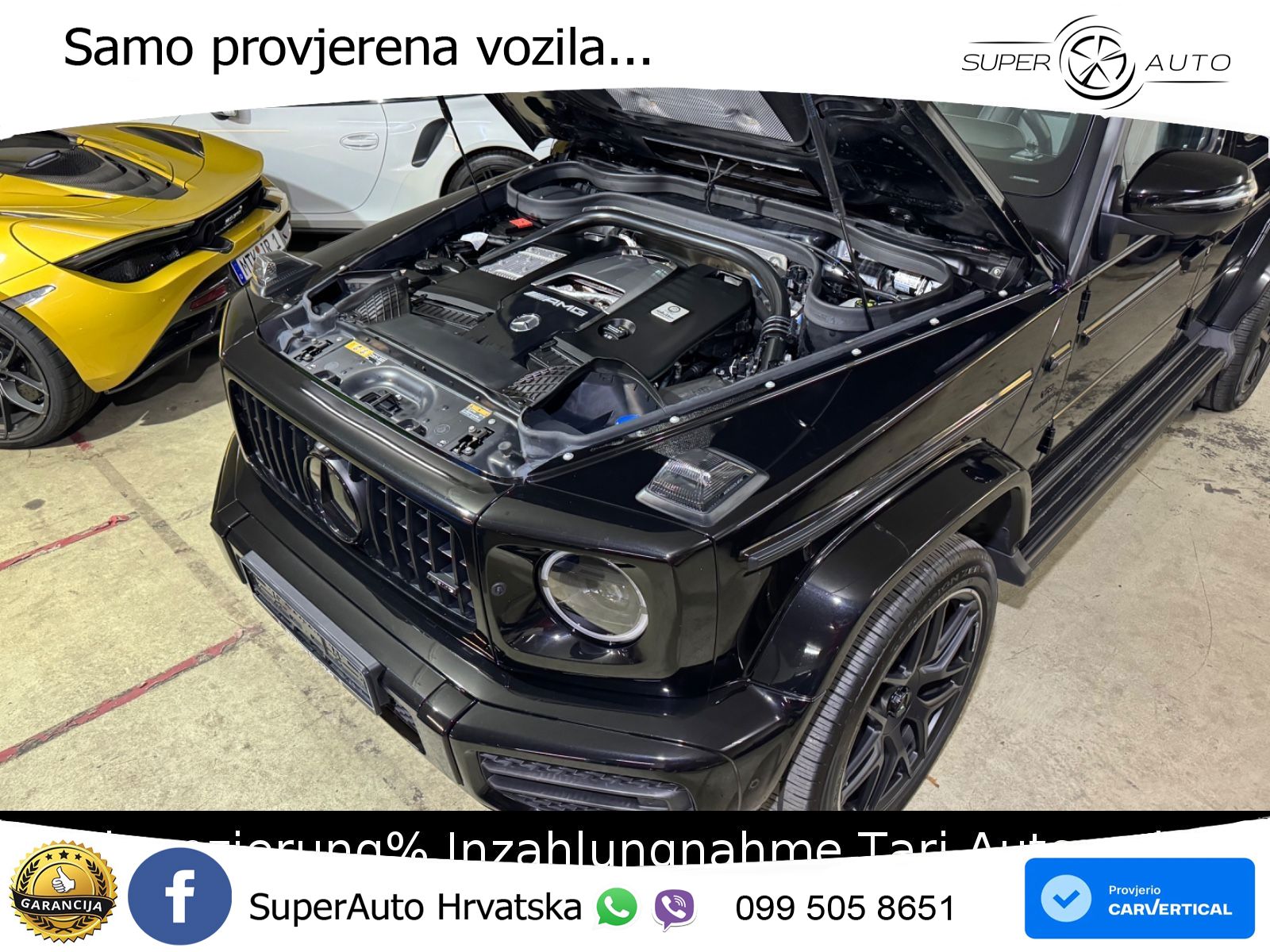 Mercedes AMG G 63 Long V8 (585 KS) 4MATIC 9G-TRONIC AMG SPEEDSHIFT PLUS LED+GR SJED+ACC