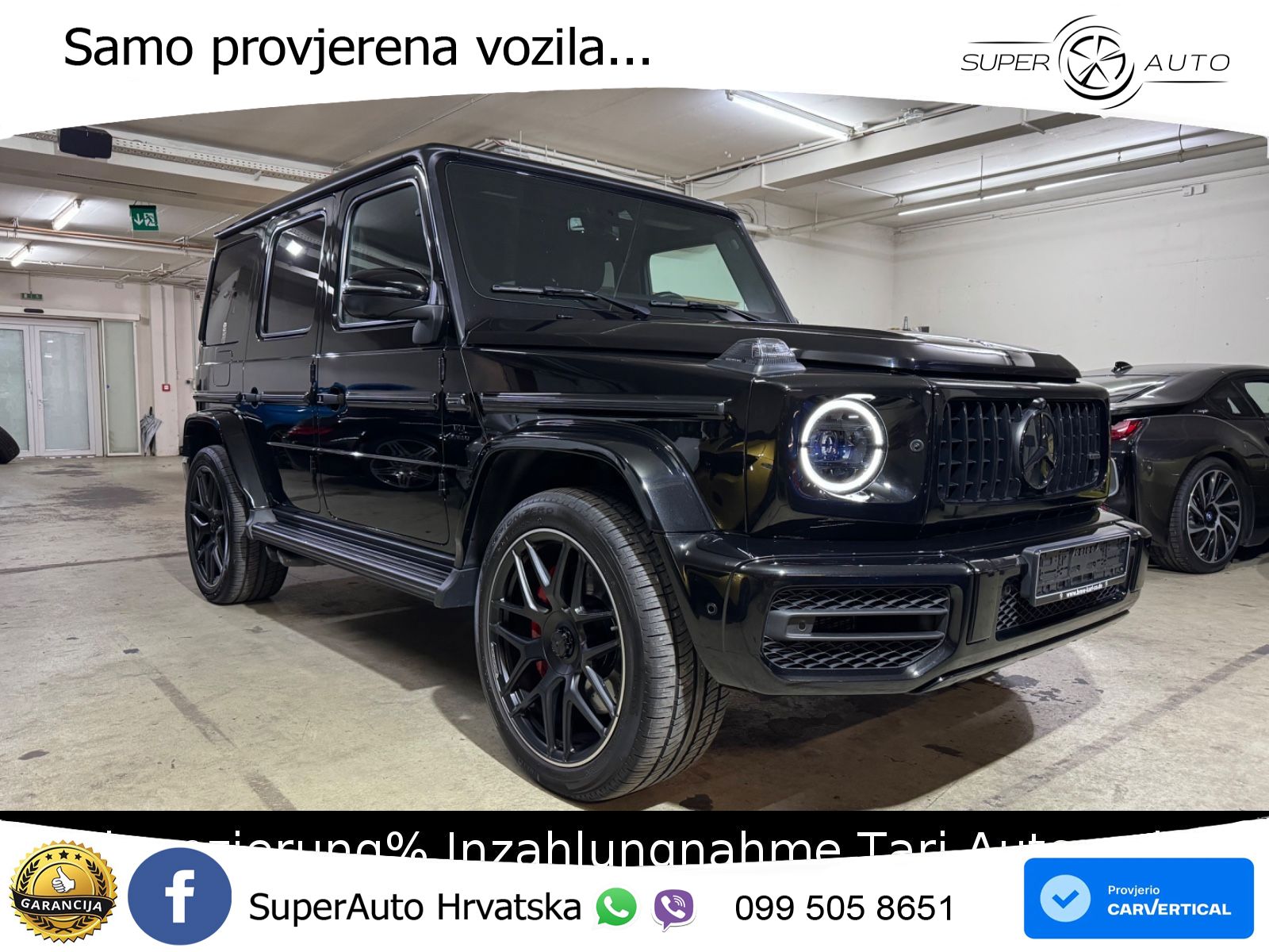 Mercedes AMG G 63 Long V8 (585 KS) 4MATIC 9G-TRONIC AMG SPEEDSHIFT PLUS LED+GR SJED+ACC