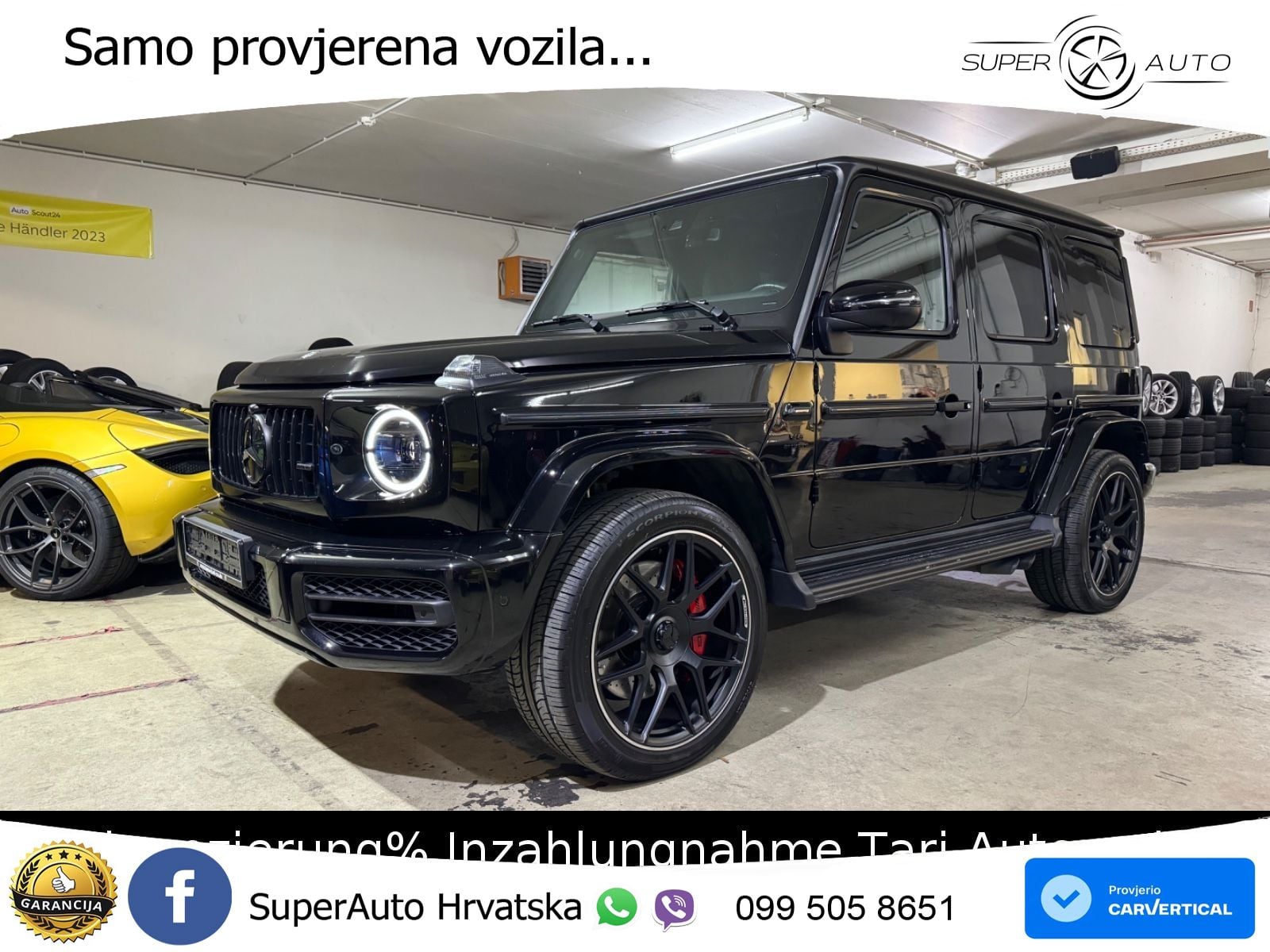 Mercedes AMG G 63 Long V8 (585 KS) 4MATIC 9G-TRONIC AMG SPEEDSHIFT PLUS LED+GR SJED+ACC