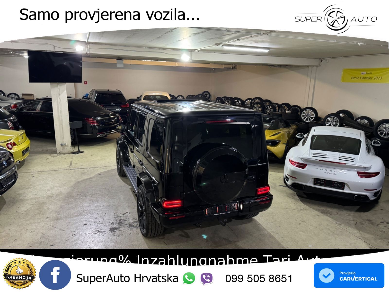 Mercedes AMG G 63 Long V8 (585 KS) 4MATIC 9G-TRONIC AMG SPEEDSHIFT PLUS LED+GR SJED+ACC