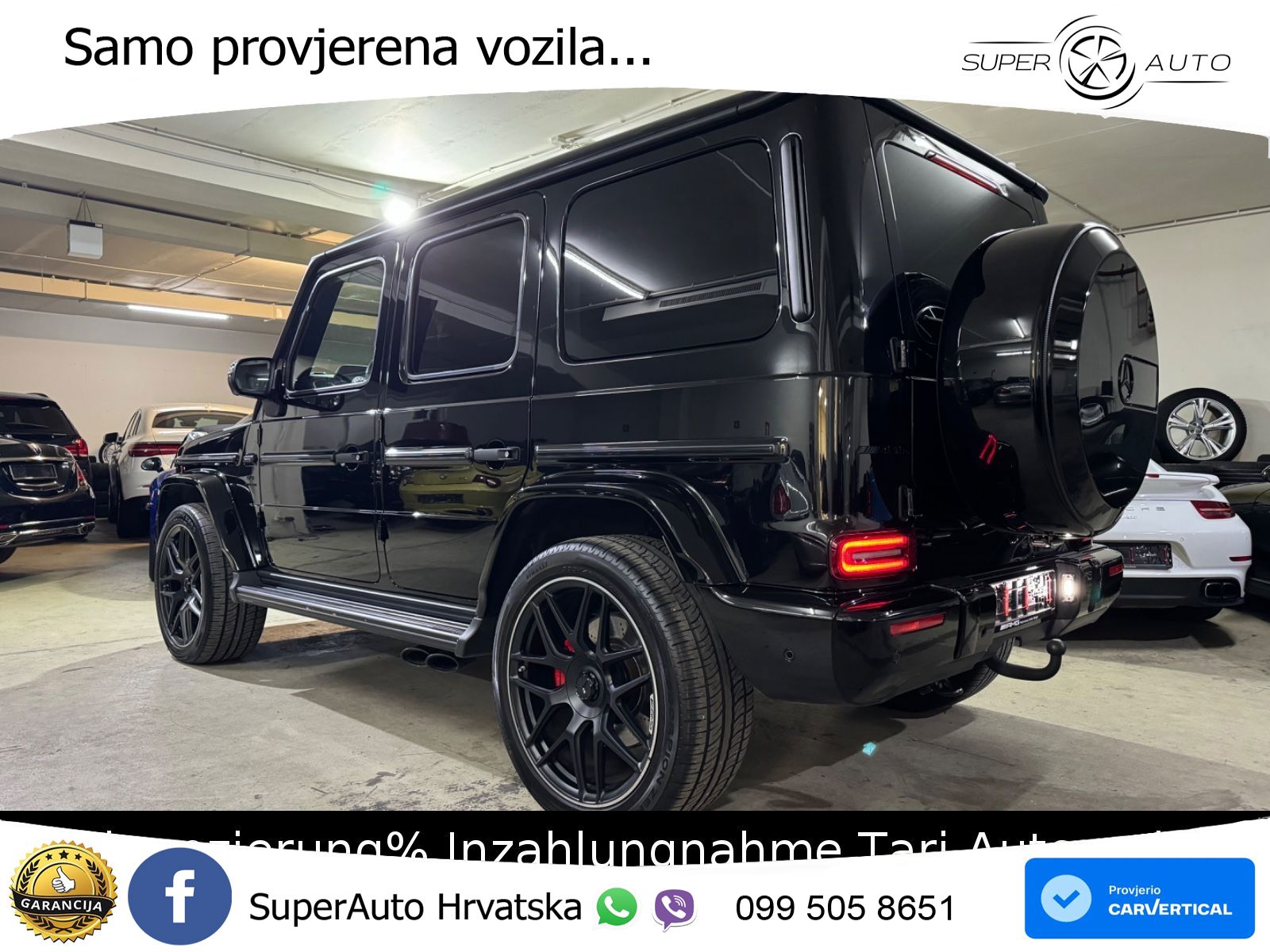 Mercedes AMG G 63 Long V8 (585 KS) 4MATIC 9G-TRONIC AMG SPEEDSHIFT PLUS LED+GR SJED+ACC