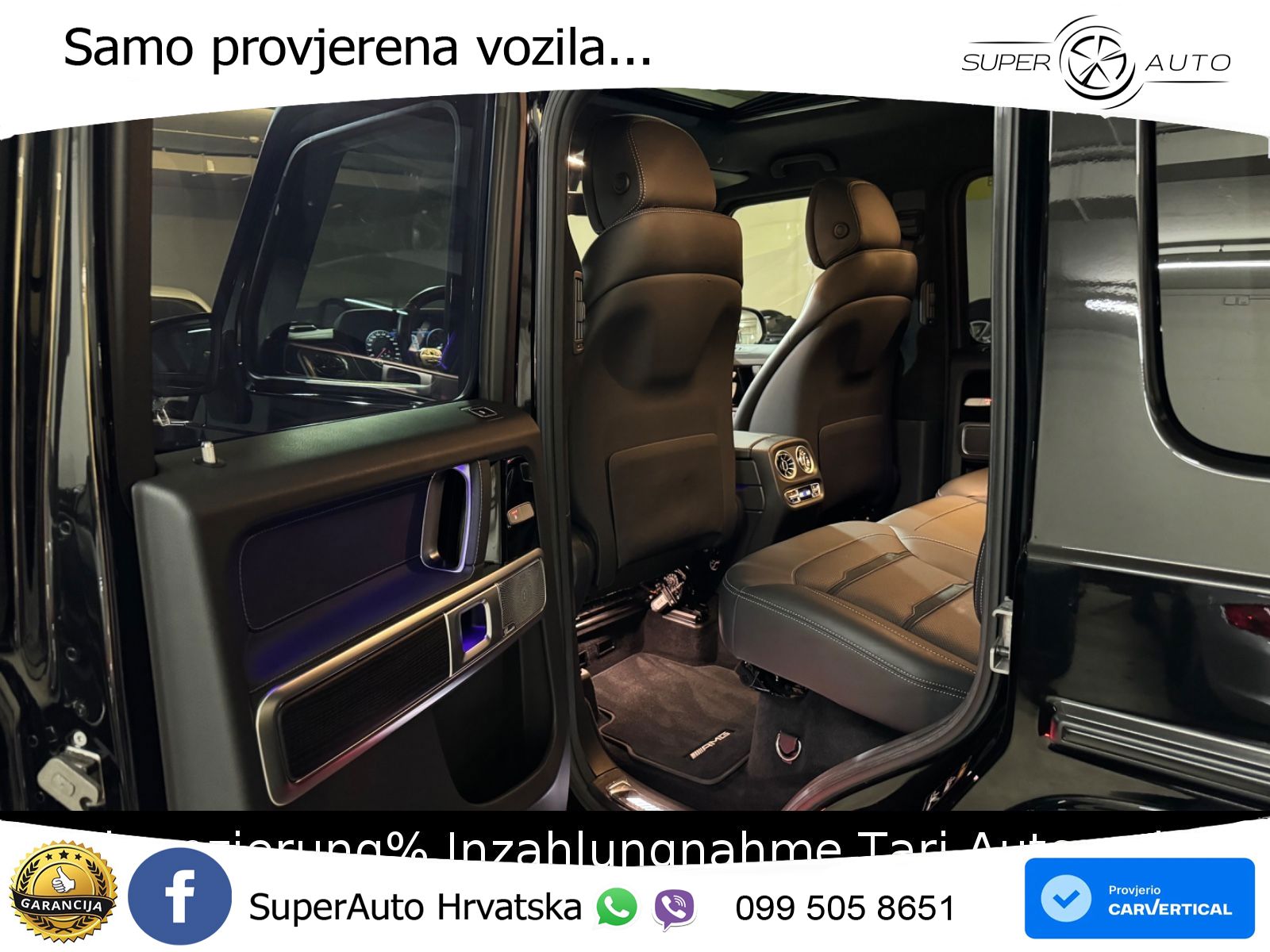 Mercedes AMG G 63 Long V8 (585 KS) 4MATIC 9G-TRONIC AMG SPEEDSHIFT PLUS LED+GR SJED+ACC