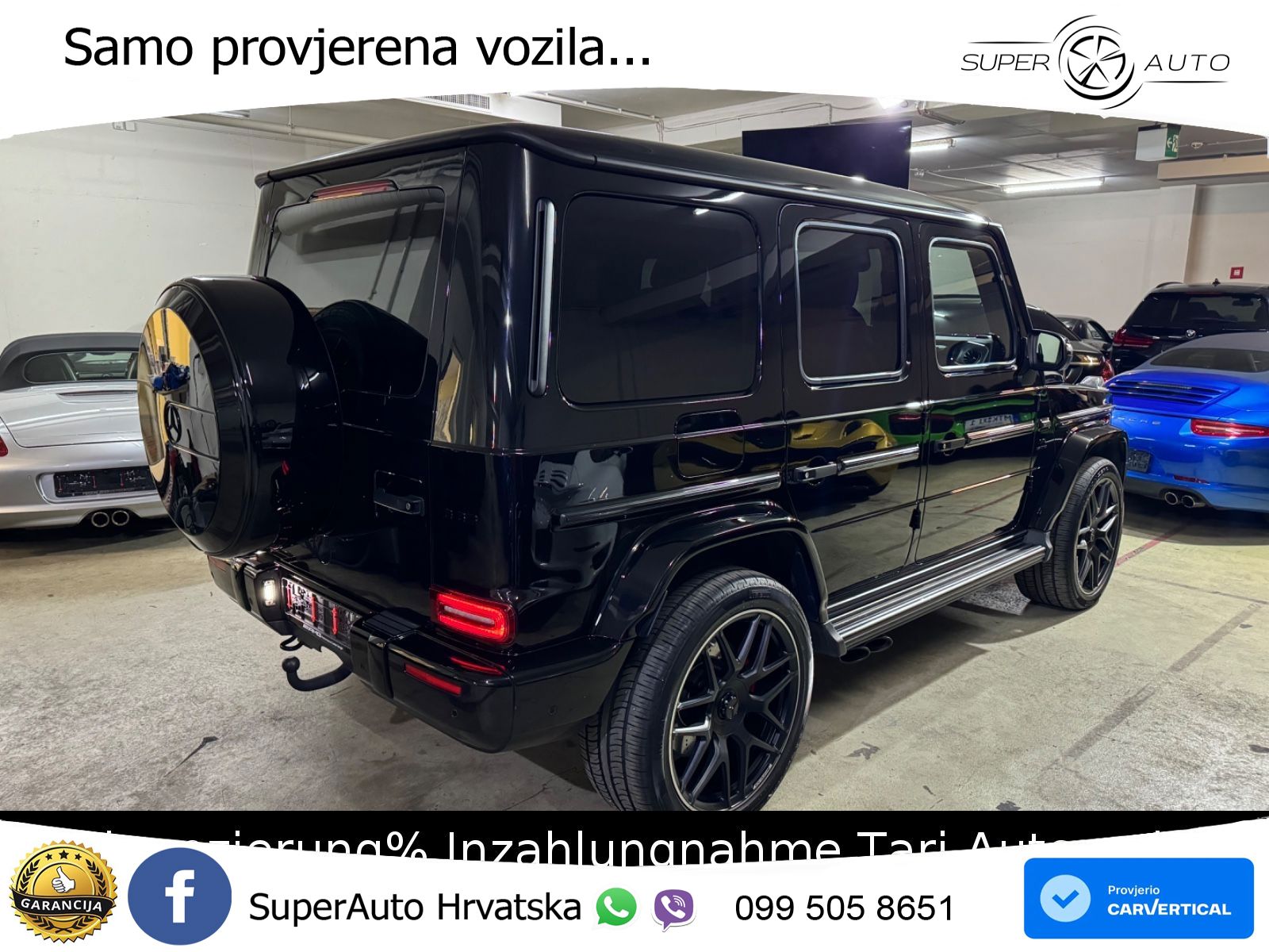 Mercedes AMG G 63 Long V8 (585 KS) 4MATIC 9G-TRONIC AMG SPEEDSHIFT PLUS LED+GR SJED+ACC