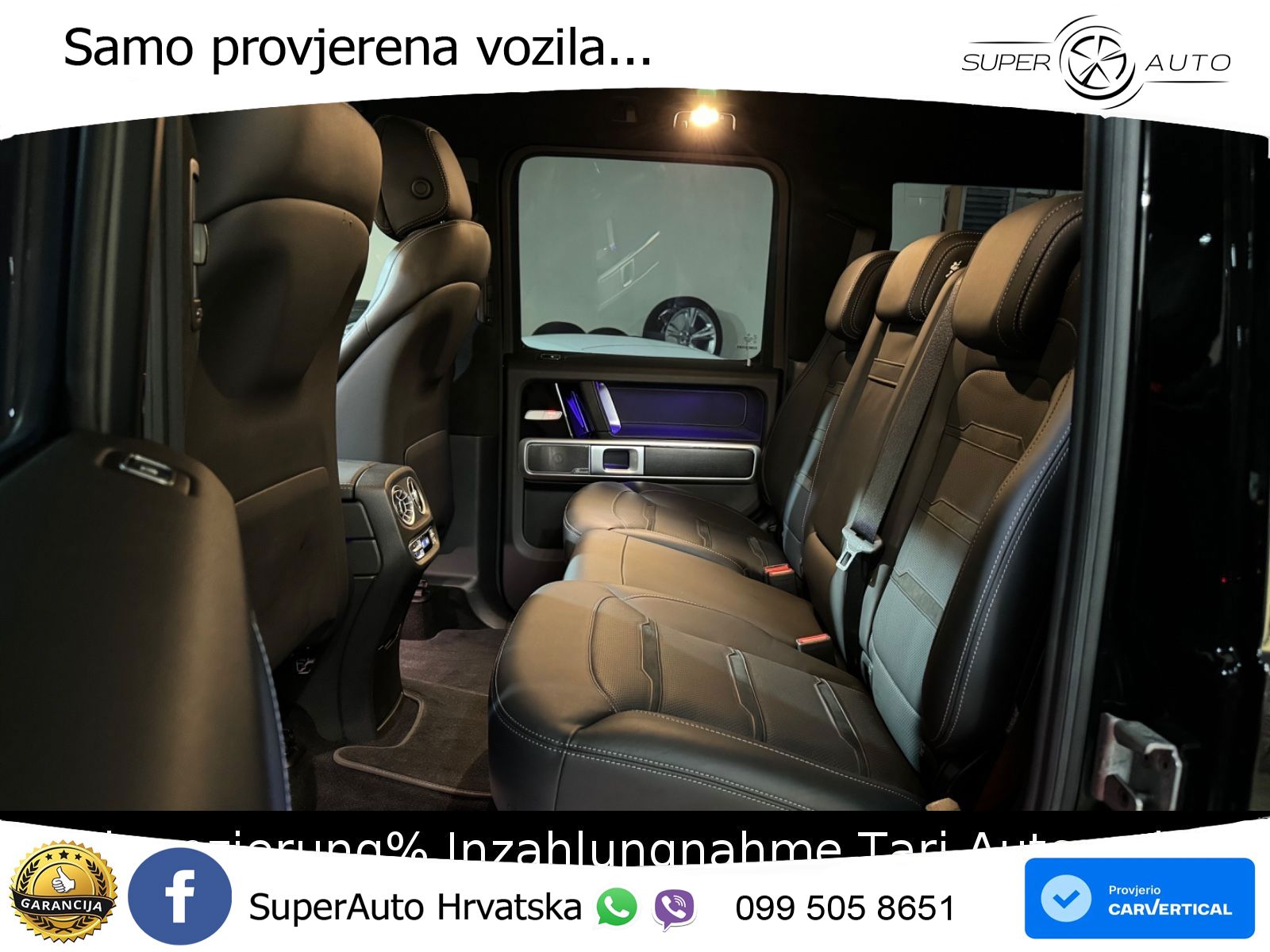 Mercedes AMG G 63 Long V8 (585 KS) 4MATIC 9G-TRONIC AMG SPEEDSHIFT PLUS LED+GR SJED+ACC
