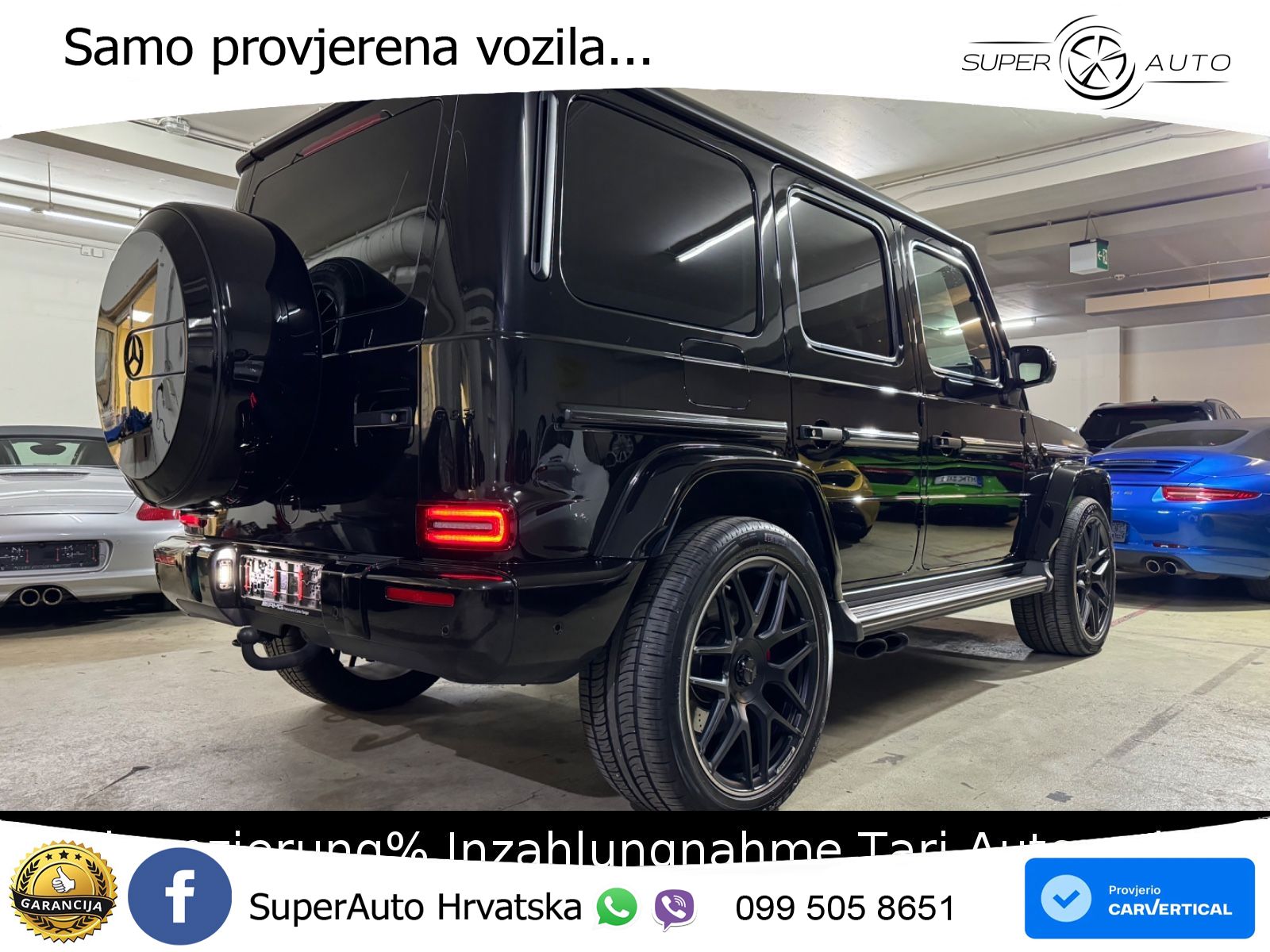 Mercedes AMG G 63 Long V8 (585 KS) 4MATIC 9G-TRONIC AMG SPEEDSHIFT PLUS LED+GR SJED+ACC