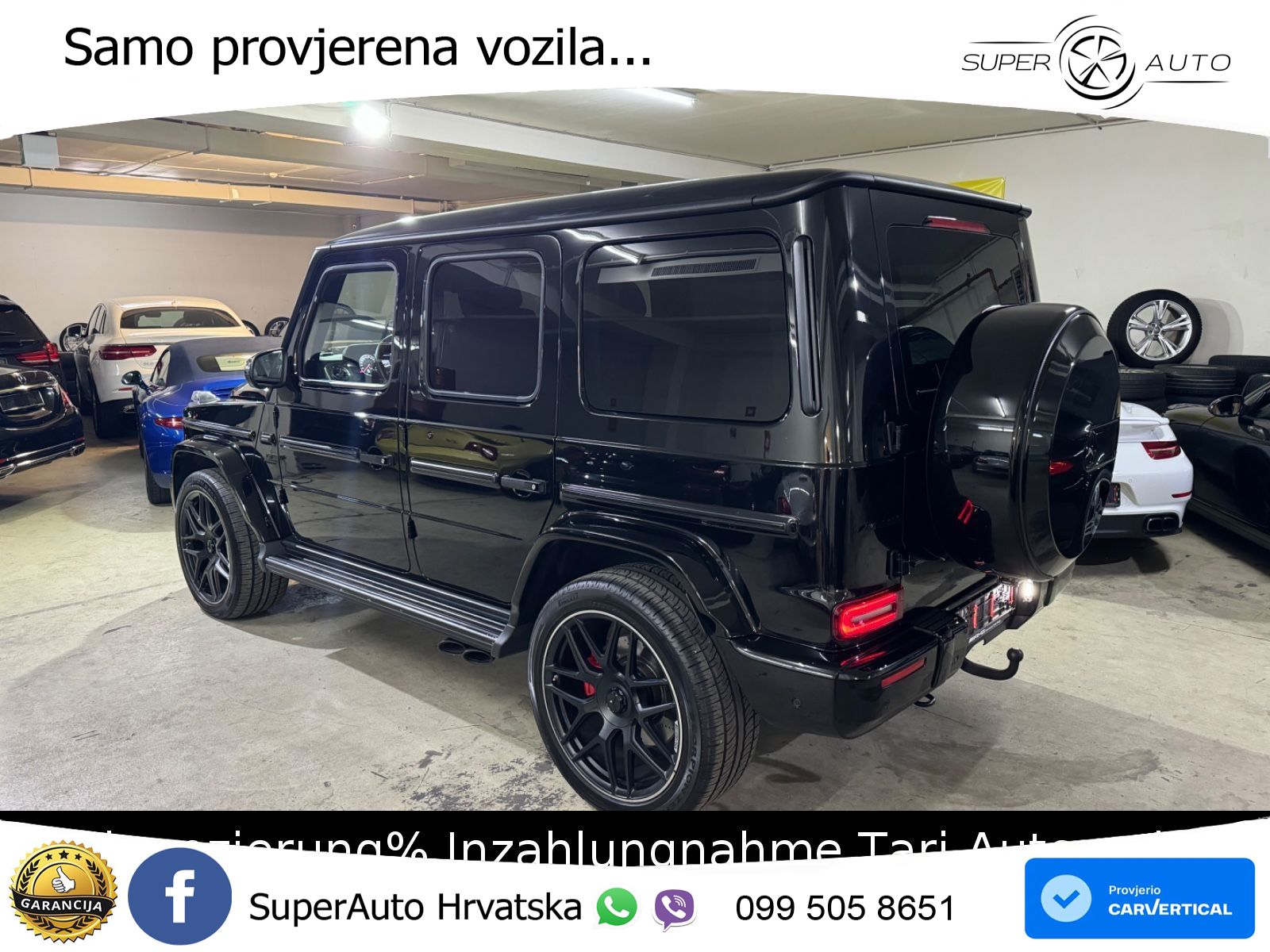 Mercedes AMG G 63 Long V8 (585 KS) 4MATIC 9G-TRONIC AMG SPEEDSHIFT PLUS LED+GR SJED+ACC