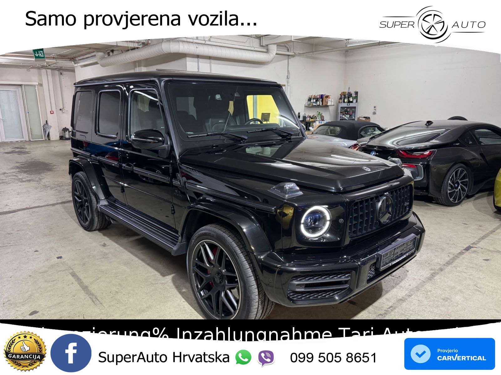 Mercedes AMG G 63 Long V8 (585 KS) 4MATIC 9G-TRONIC AMG SPEEDSHIFT PLUS LED+GR SJED+ACC