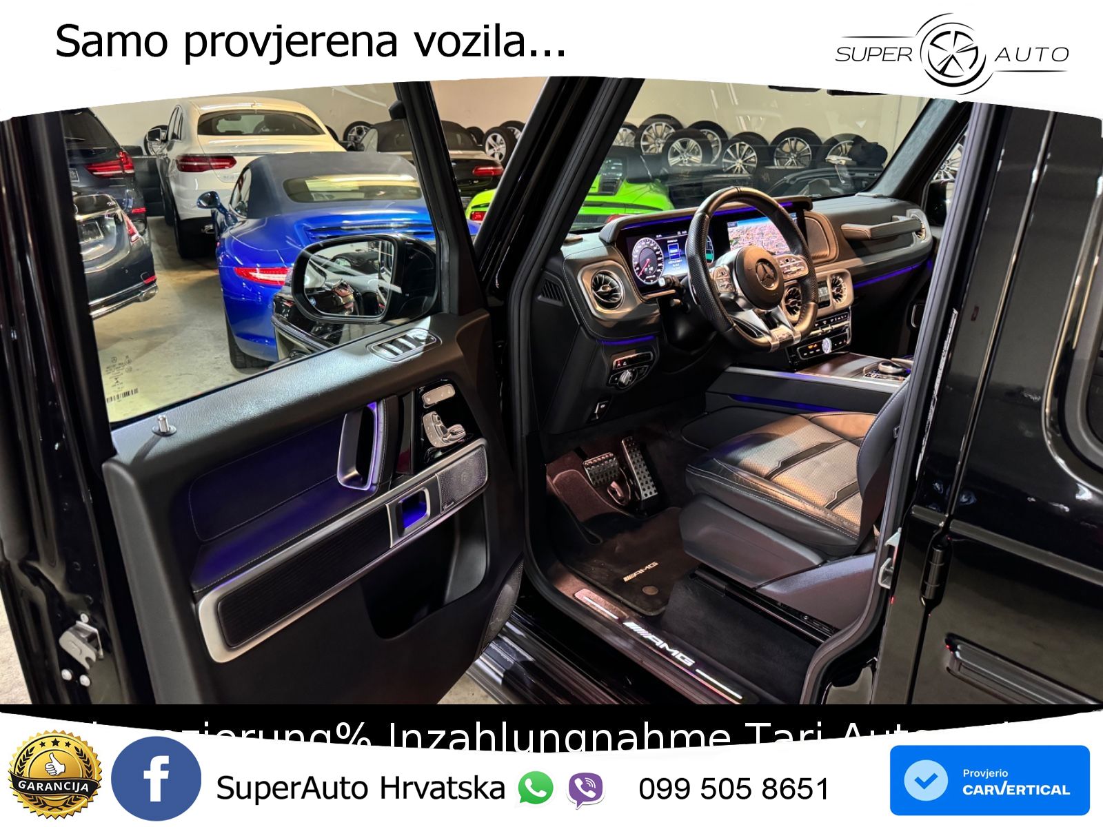 Mercedes AMG G 63 Long V8 (585 KS) 4MATIC 9G-TRONIC AMG SPEEDSHIFT PLUS LED+GR SJED+ACC