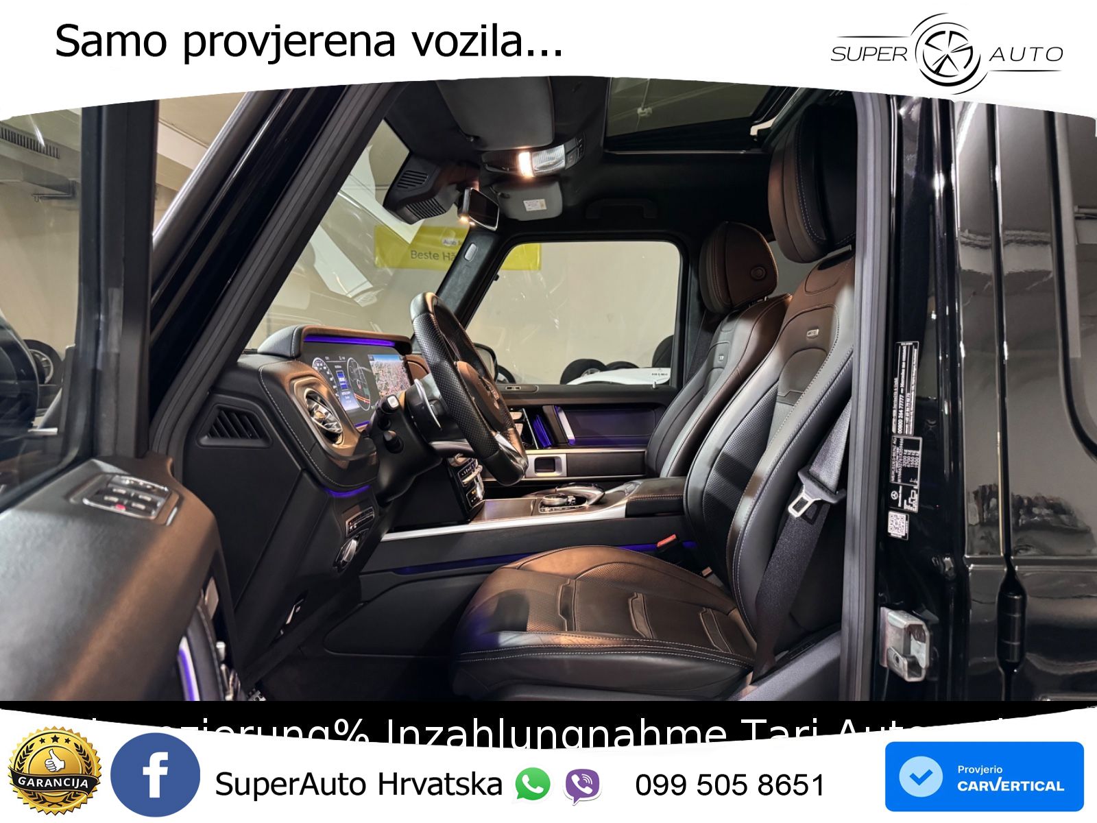 Mercedes AMG G 63 Long V8 (585 KS) 4MATIC 9G-TRONIC AMG SPEEDSHIFT PLUS LED+GR SJED+ACC