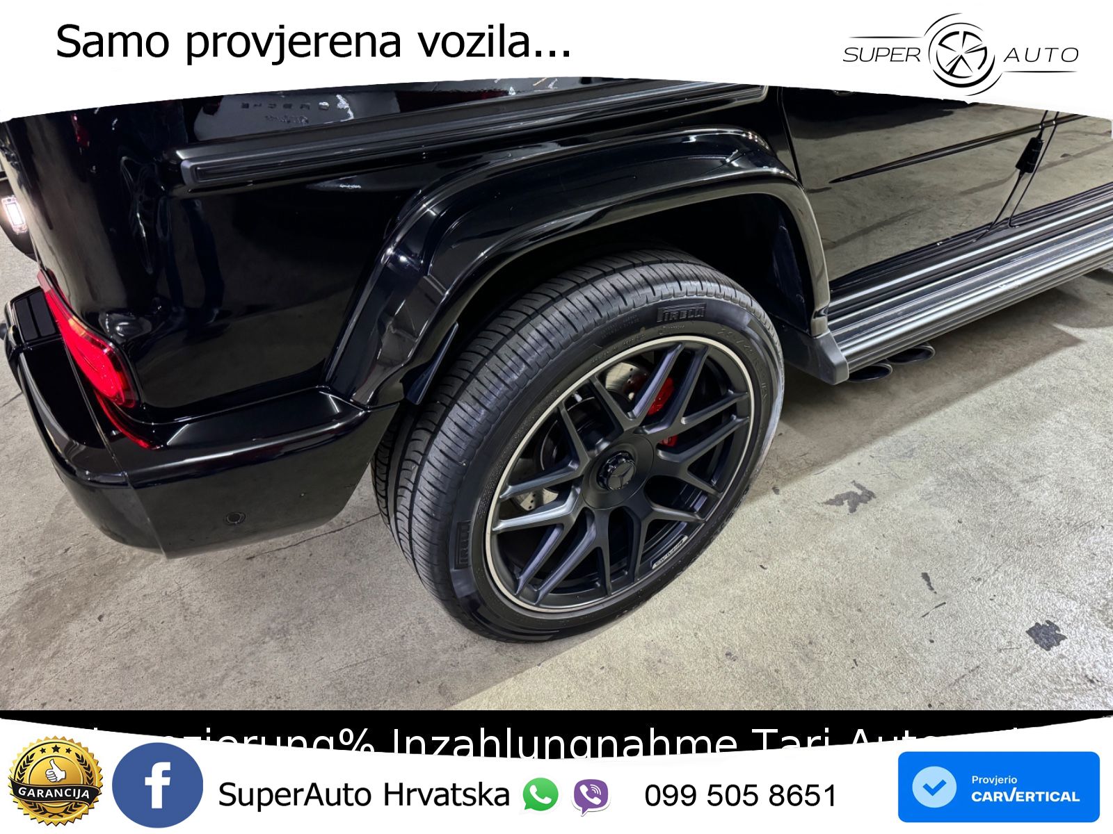 Mercedes AMG G 63 Long V8 (585 KS) 4MATIC 9G-TRONIC AMG SPEEDSHIFT PLUS LED+GR SJED+ACC
