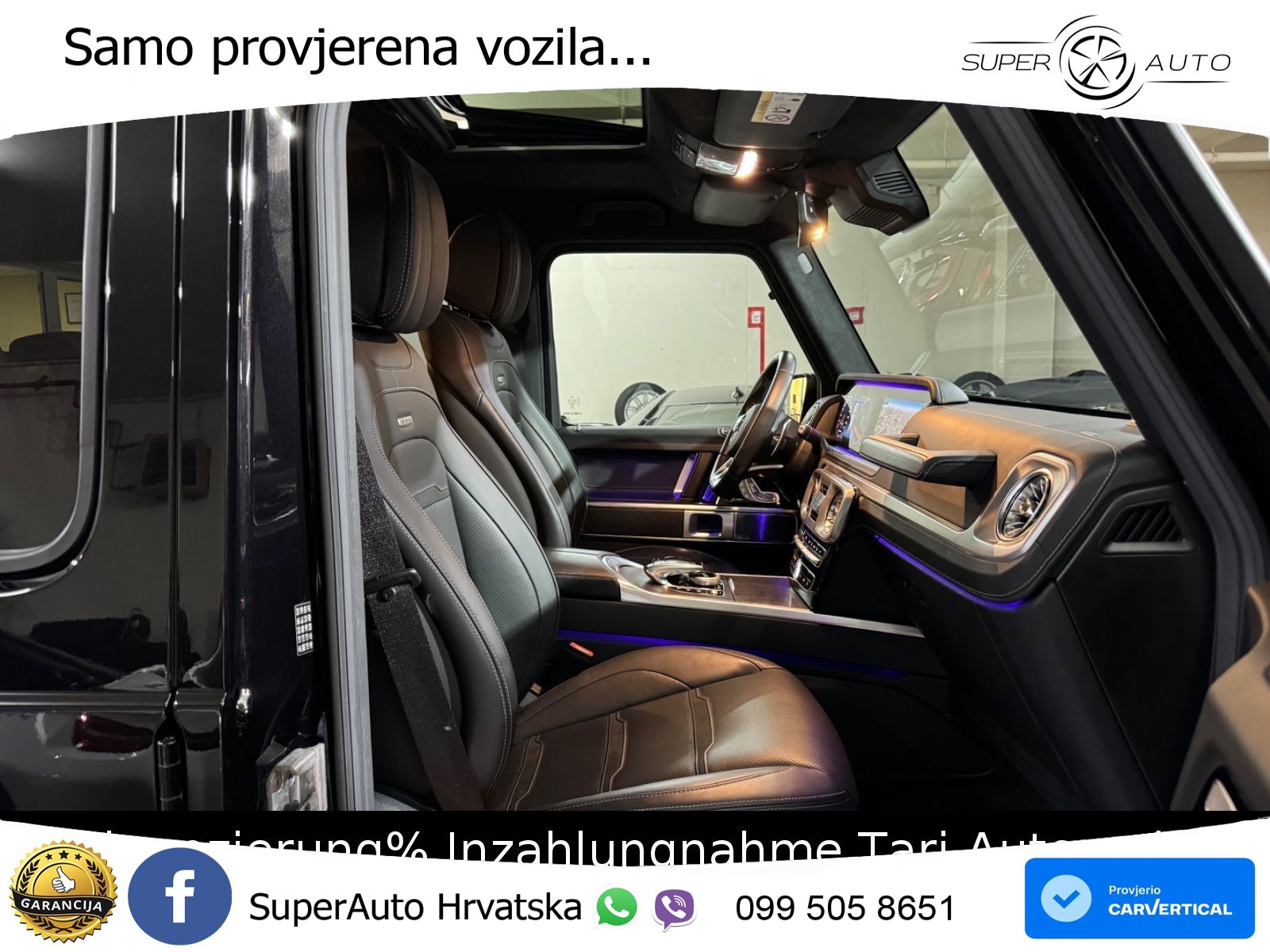 Mercedes AMG G 63 Long V8 (585 KS) 4MATIC 9G-TRONIC AMG SPEEDSHIFT PLUS LED+GR SJED+ACC