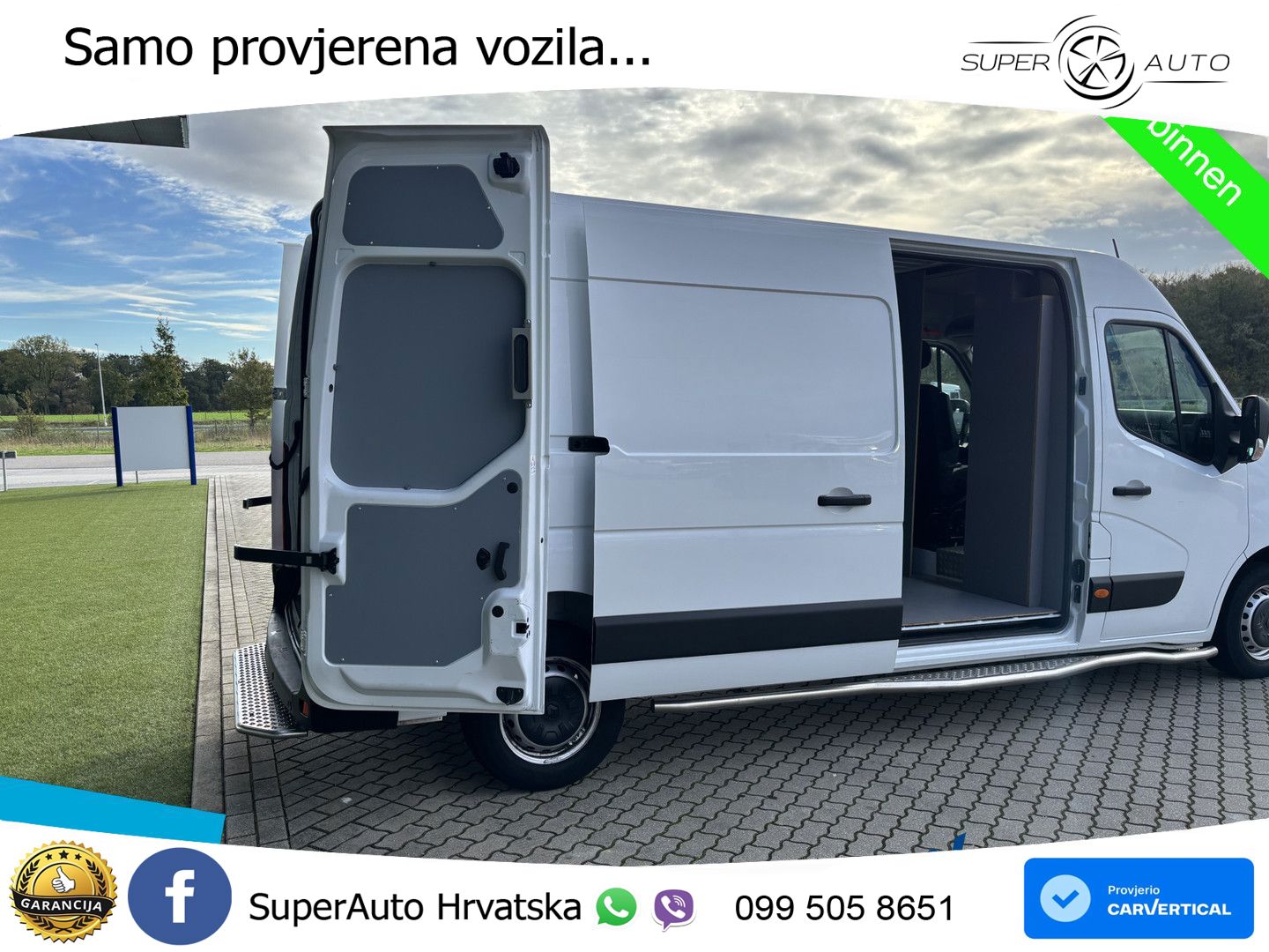 Renault Master 135 L3H2 Parkeersensoren + PostNL inricht 136 KS