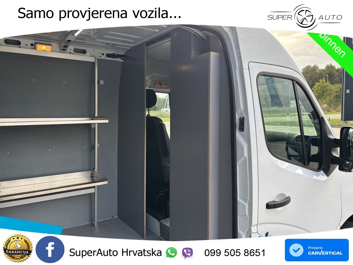 Renault Master 135 L3H2 Parkeersensoren + PostNL inricht 136 KS