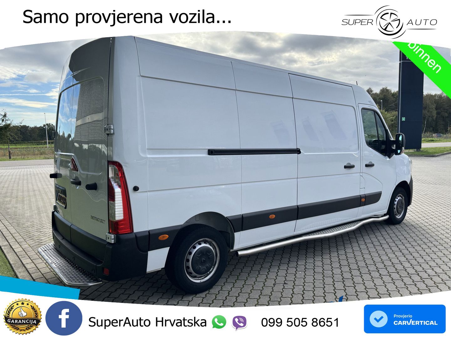 Renault Master 135 L3H2 Parkeersensoren + PostNL inricht 136 KS