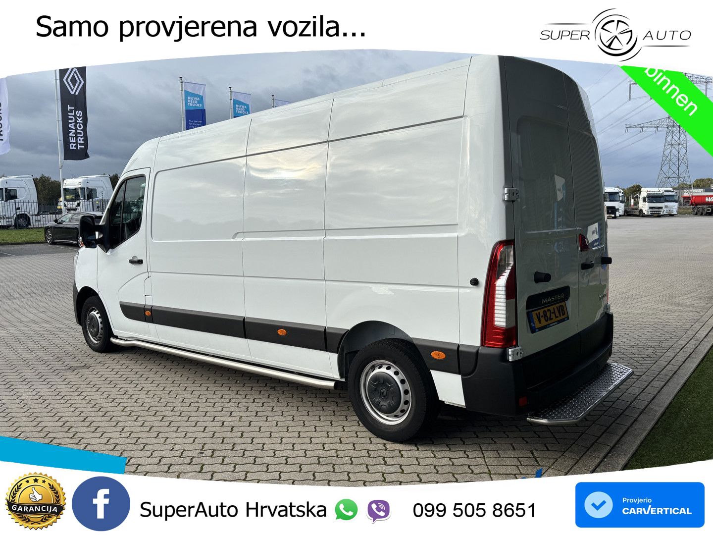 Renault Master 135 L3H2 Parkeersensoren + PostNL inricht 136 KS