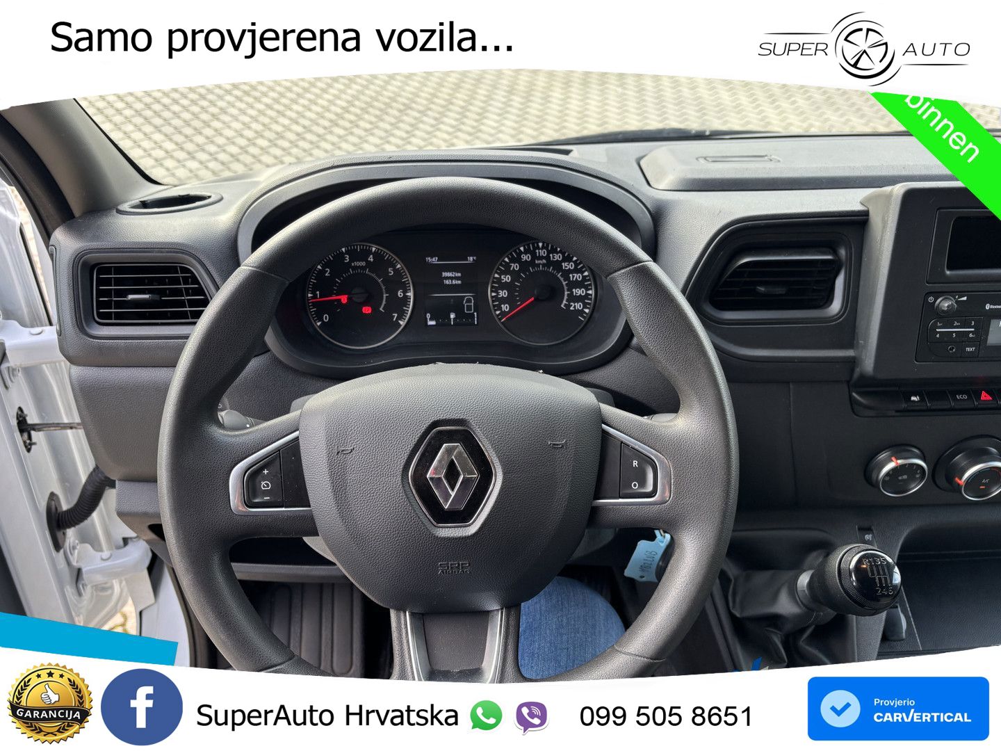 Renault Master 135 L3H2 Parkeersensoren + PostNL inricht 136 KS