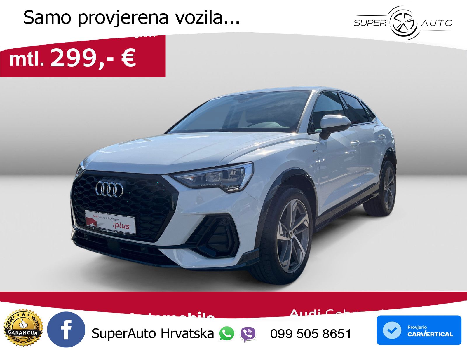 Audi Q3 II Sportback 35 TFSI (150 KS) S tronic S line LED+GR SJED+ACC