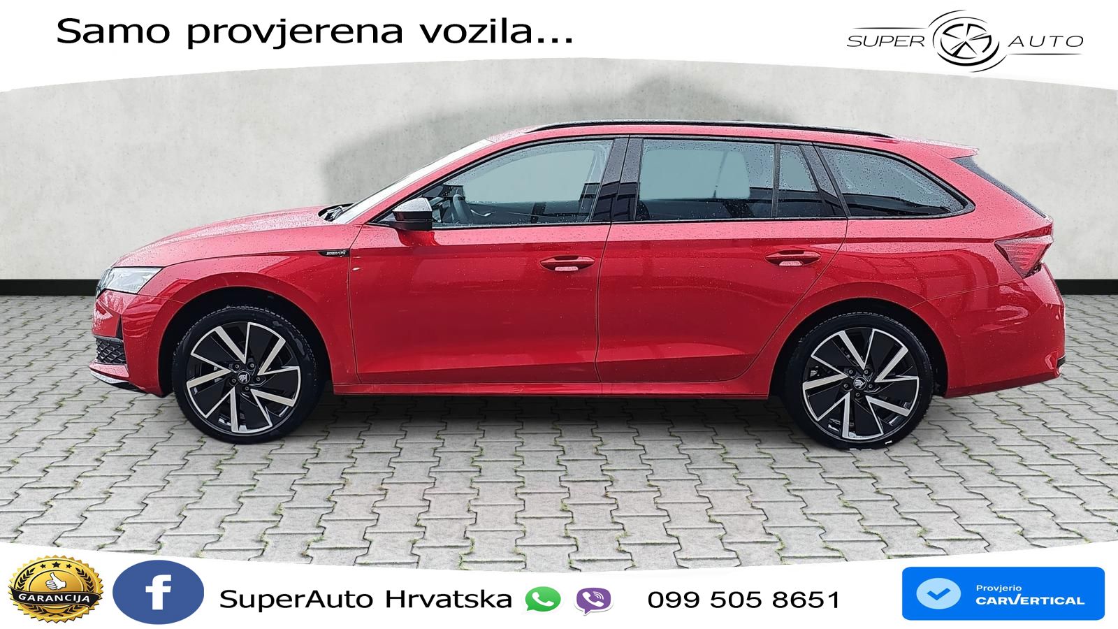 Škoda Octavia Combi 1.5 TSI (150 KS) DSG SportLine MATRIX+GR SJED+KAM