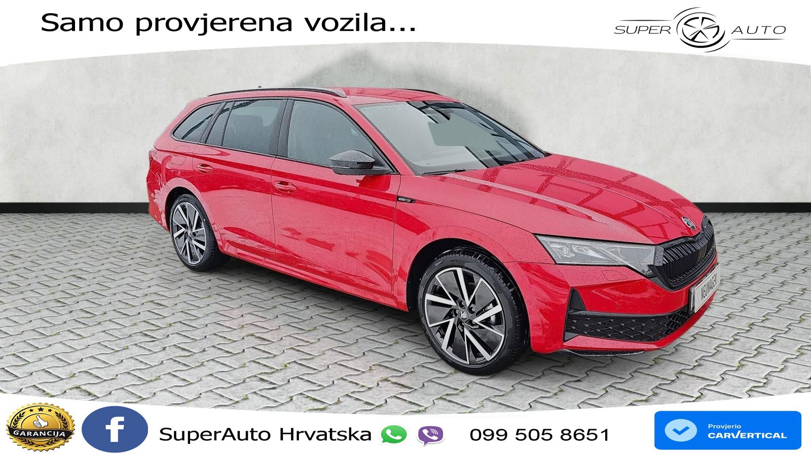 Škoda Octavia Combi 1.5 TSI (150 KS) DSG SportLine MATRIX+GR SJED+KAM
