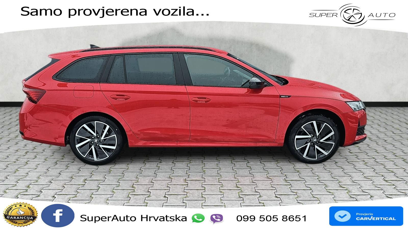 Škoda Octavia Combi 1.5 TSI (150 KS) DSG SportLine MATRIX+GR SJED+KAM