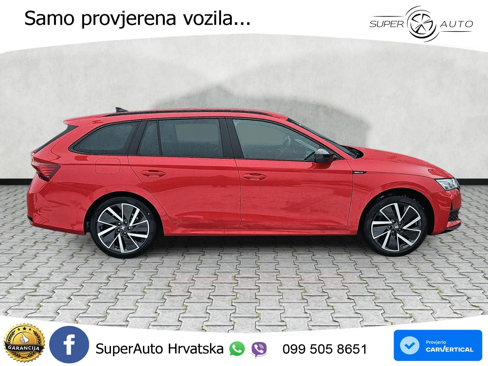 Škoda Octavia Combi 1.5 TSI (150 KS) DSG SportLine MATRIX+GR SJED+KAM