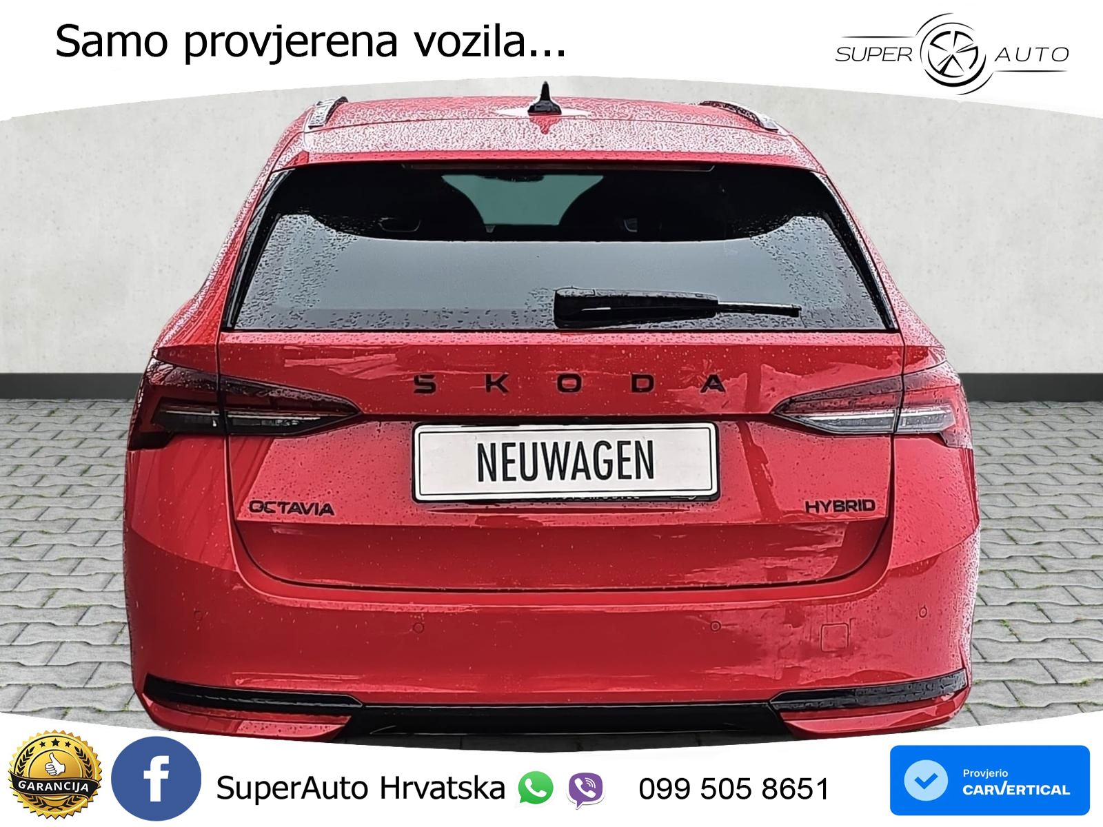 Škoda Octavia Combi 1.5 TSI (150 KS) DSG SportLine MATRIX+GR SJED+KAM