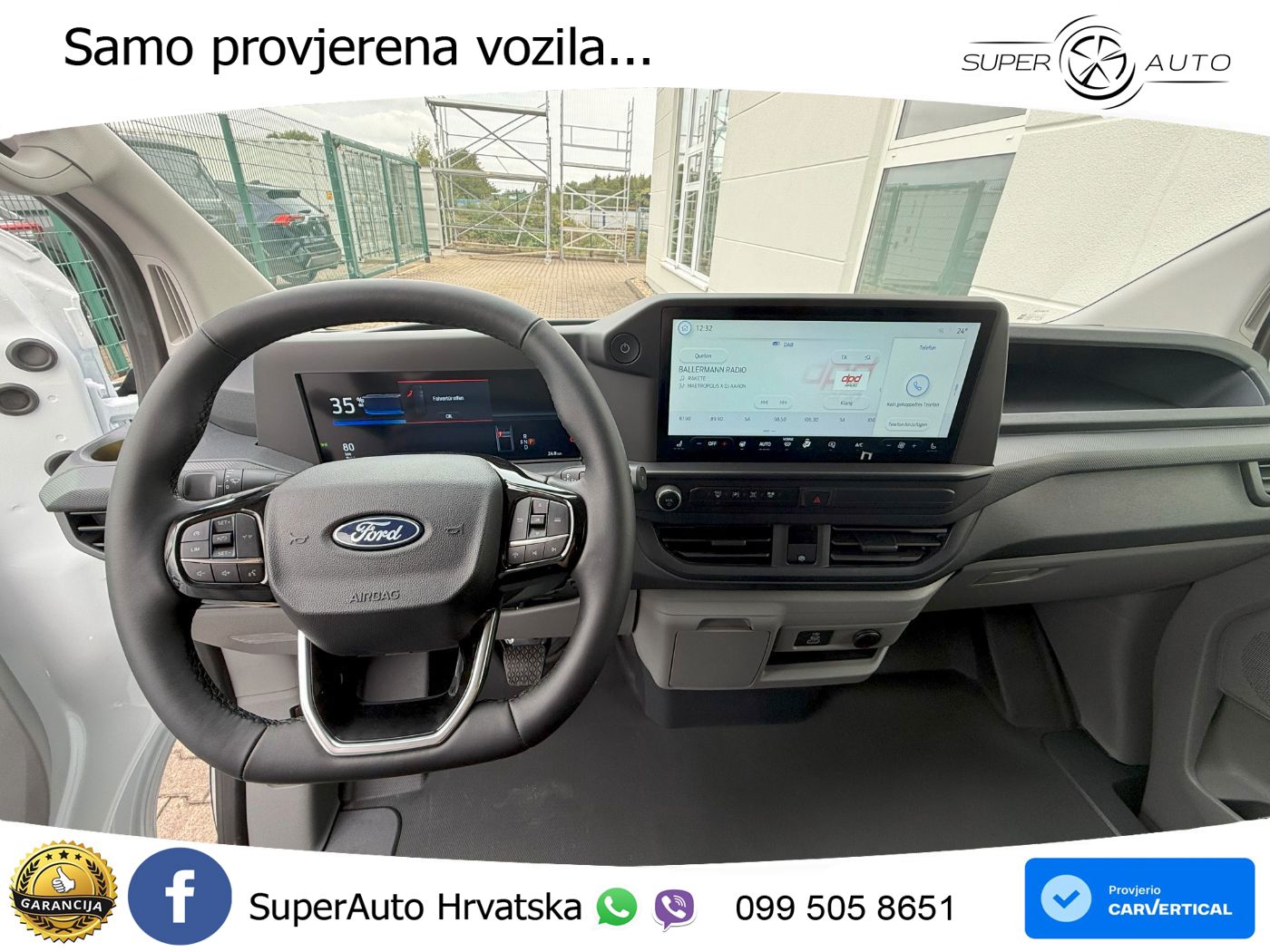 Ford Transit Custom BEV Kasten L2 218PS AHK+Winterpak 218 KS
