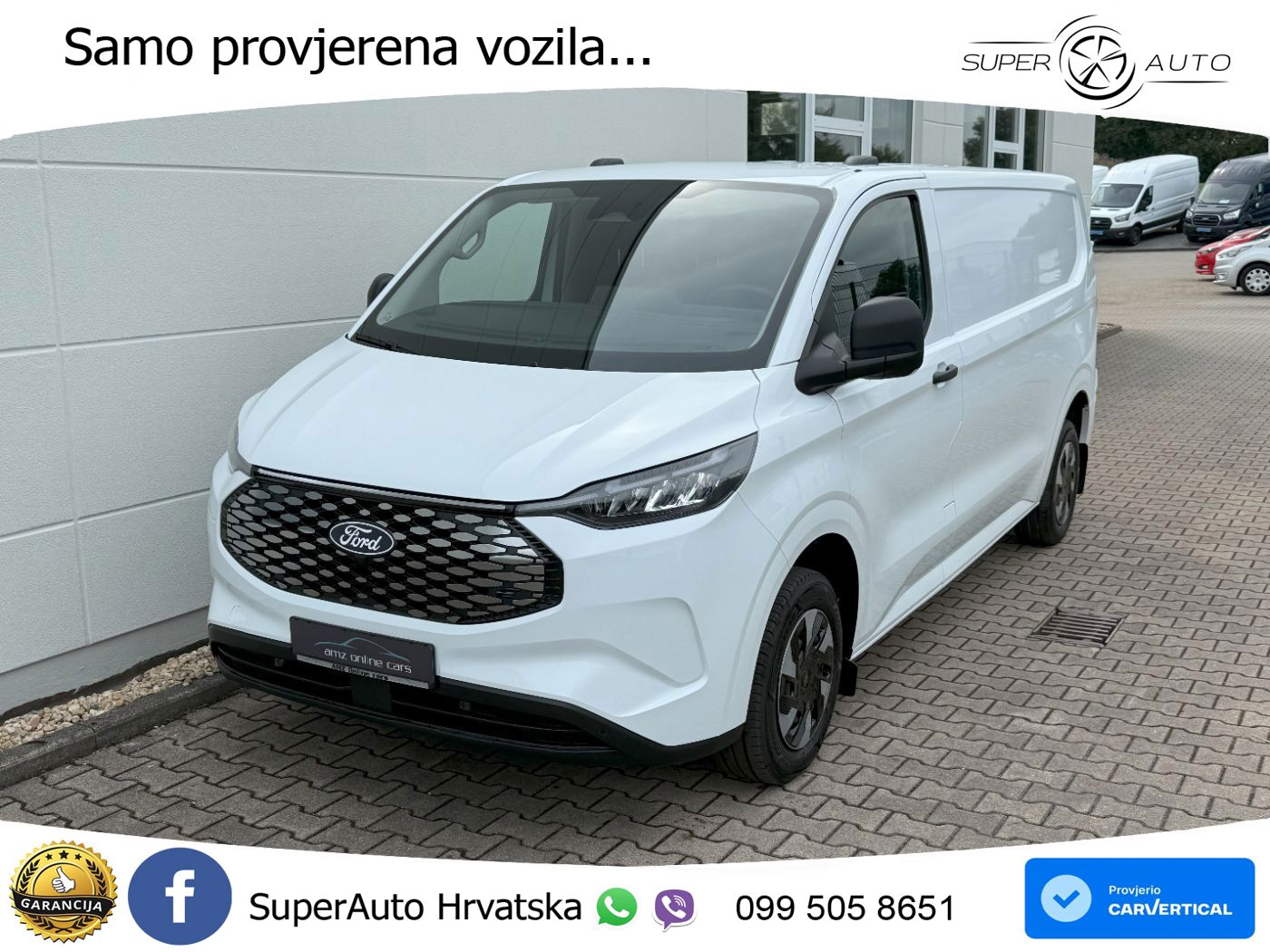 Ford Transit Custom BEV Kasten L2 218PS AHK+Winterpak 218 KS