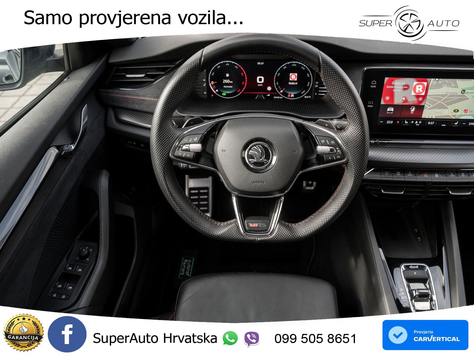 Škoda Octavia Combi RS 2.0 TDI (200 KS) 4x4 DSG LED+GR SJED+ACC