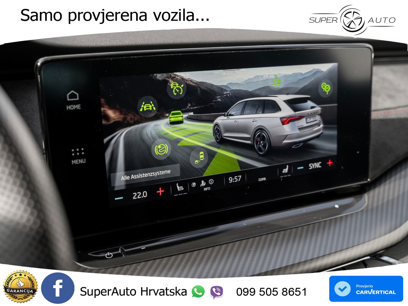 Škoda Octavia Combi RS 2.0 TDI (200 KS) 4x4 DSG LED+GR SJED+ACC