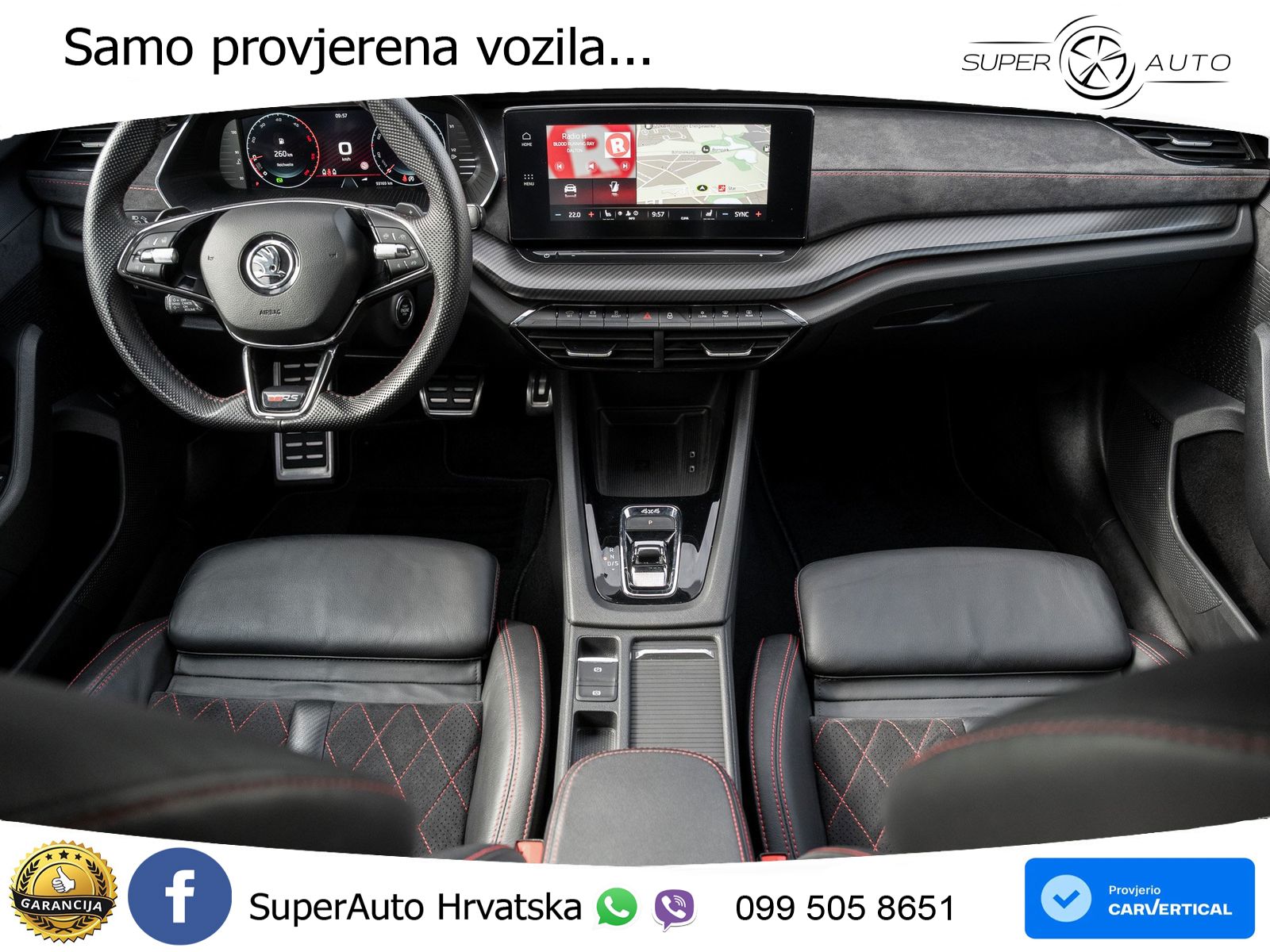 Škoda Octavia Combi RS 2.0 TDI (200 KS) 4x4 DSG LED+GR SJED+ACC