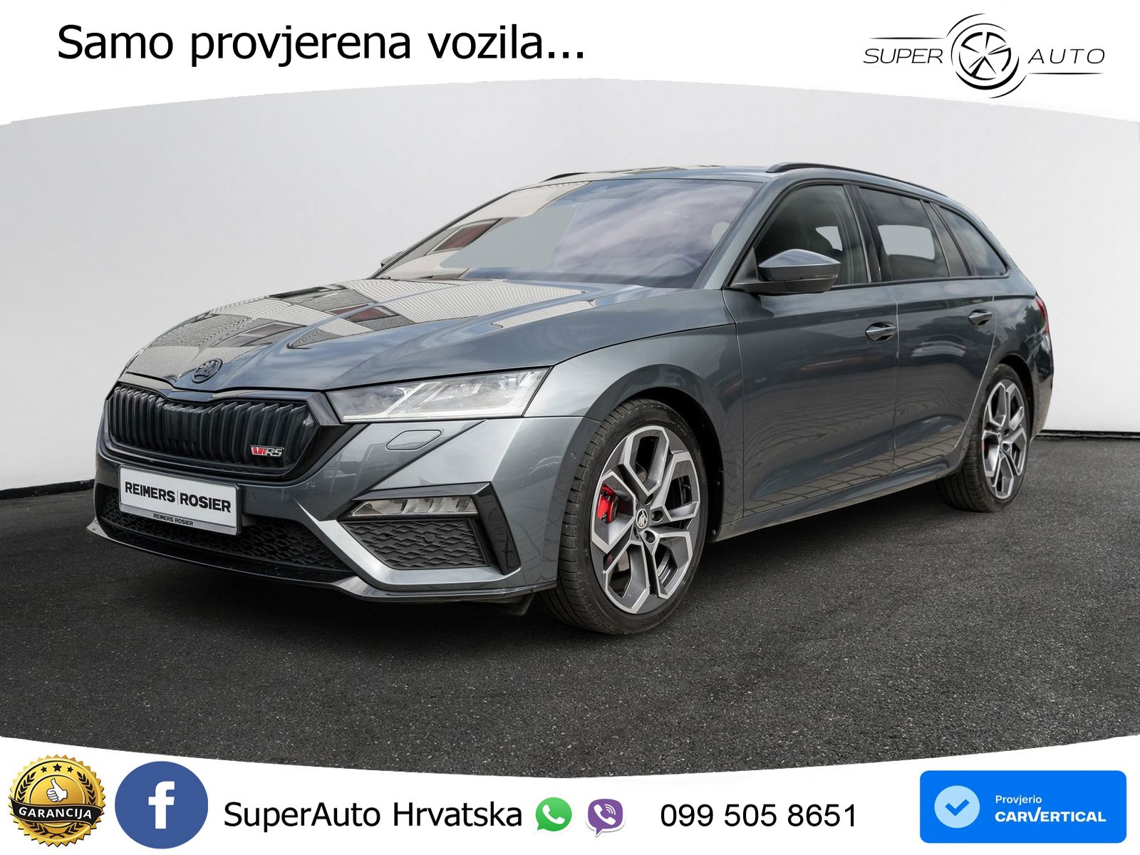 Škoda Octavia Combi RS 2.0 TDI (200 KS) 4x4 DSG LED+GR SJED+ACC