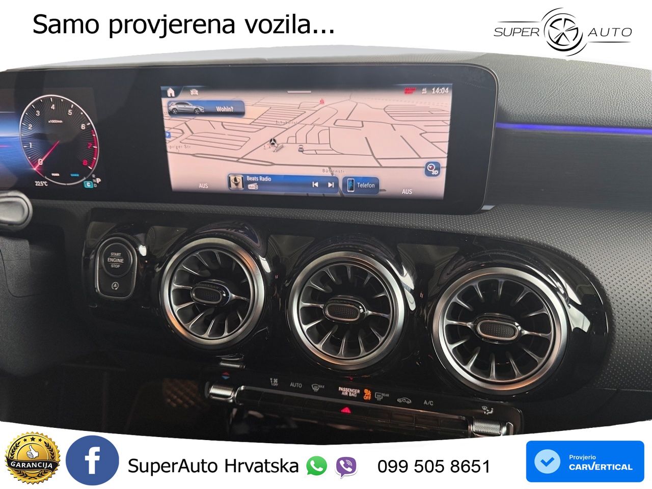 Mercedes-Benz A 180 7G-DCT LED+GR SJED+ACC