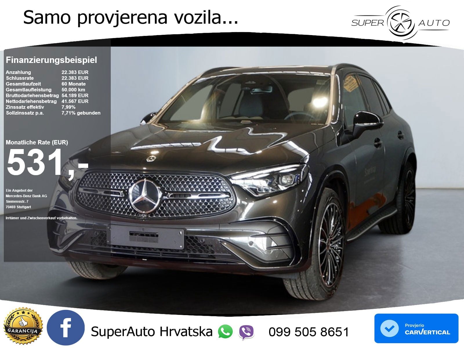 Mercedes GLC 200d (163 KS) 4MATIC 9G-TRONIC AMG LED+GR SJED+ACC