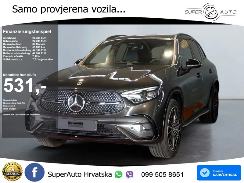 Mercedes GLC 200d (163 KS) 4MATIC 9G-TRONIC AMG LED+GR SJED+ACC
