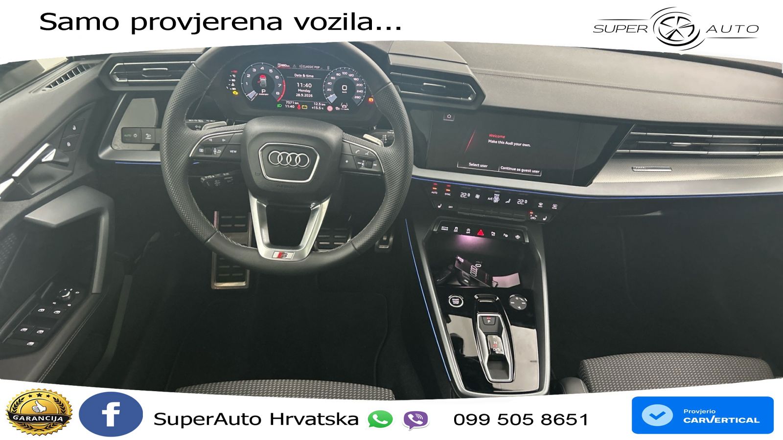 Audi A3 35 TFSI (150 KS) S tronic S line LED+GR SJED+ACC