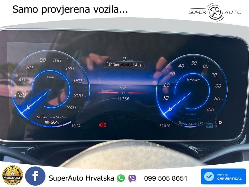 Mercedes EQE SUV 300 100 kWh (265 KS) LED+GR SJED+ACC