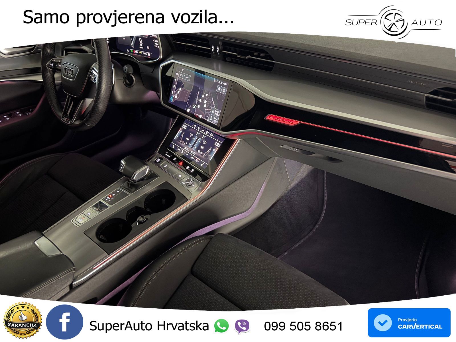 Audi A6 50 TDI V6 (286 KS) quattro tiptronic S line LED+GR SJED+ACC