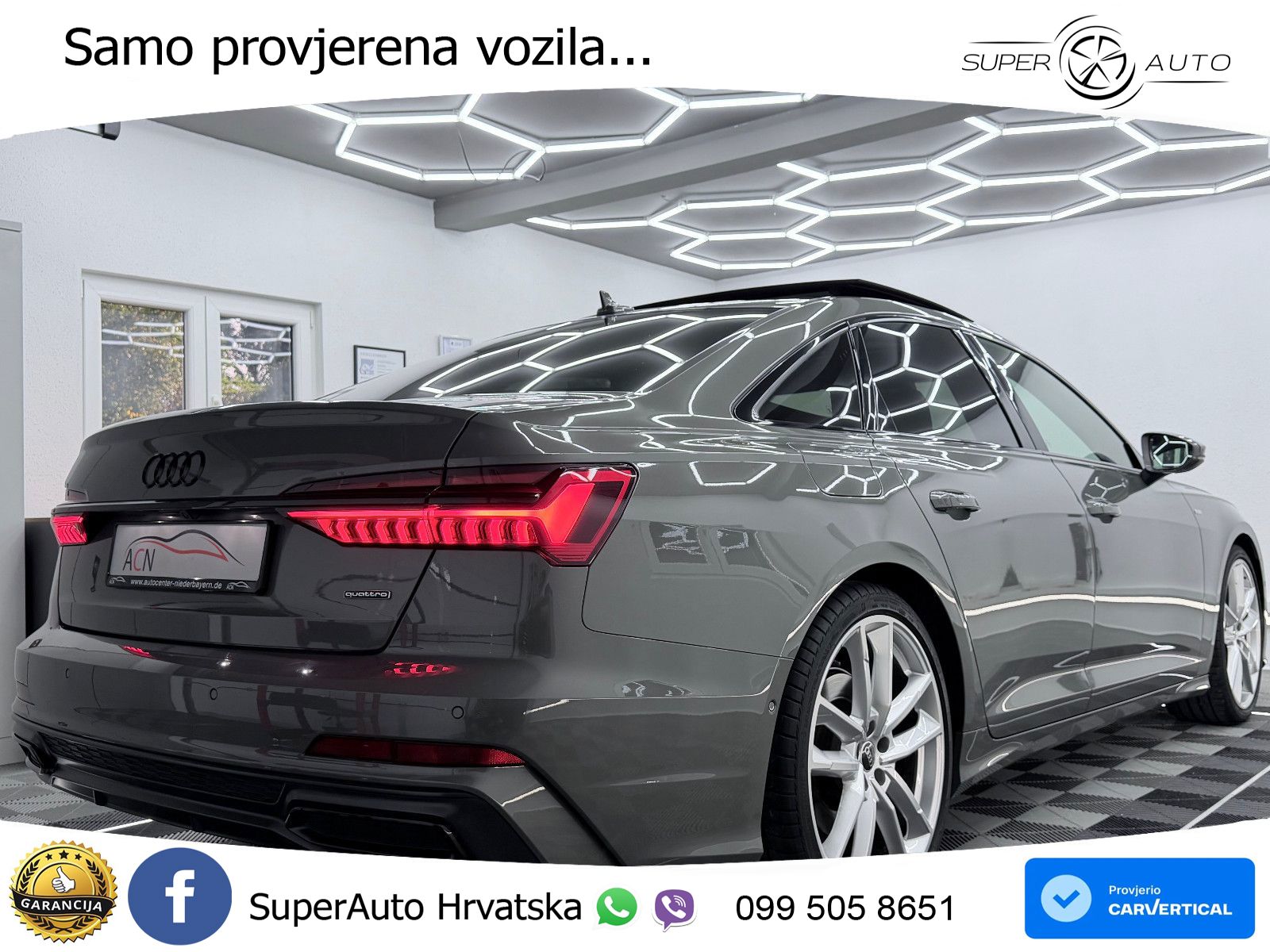 Audi A6 50 TDI V6 (286 KS) quattro tiptronic S line LED+GR SJED+ACC