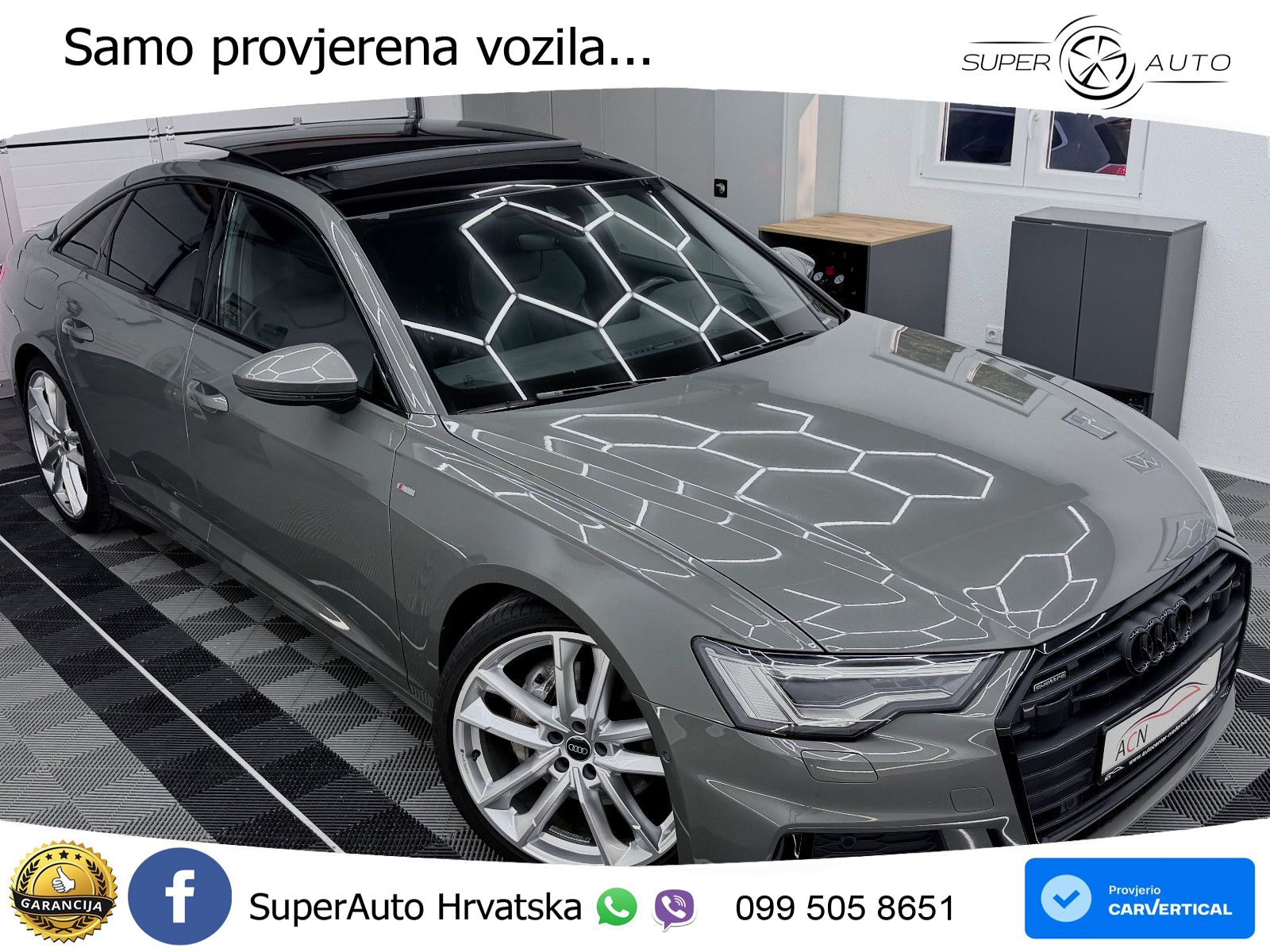 Audi A6 50 TDI V6 (286 KS) quattro tiptronic S line LED+GR SJED+ACC