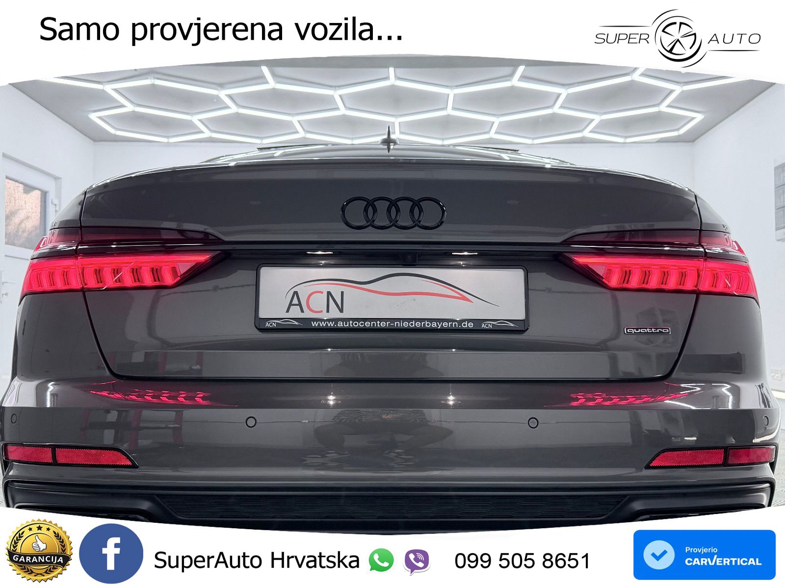 Audi A6 50 TDI V6 (286 KS) quattro tiptronic S line LED+GR SJED+ACC