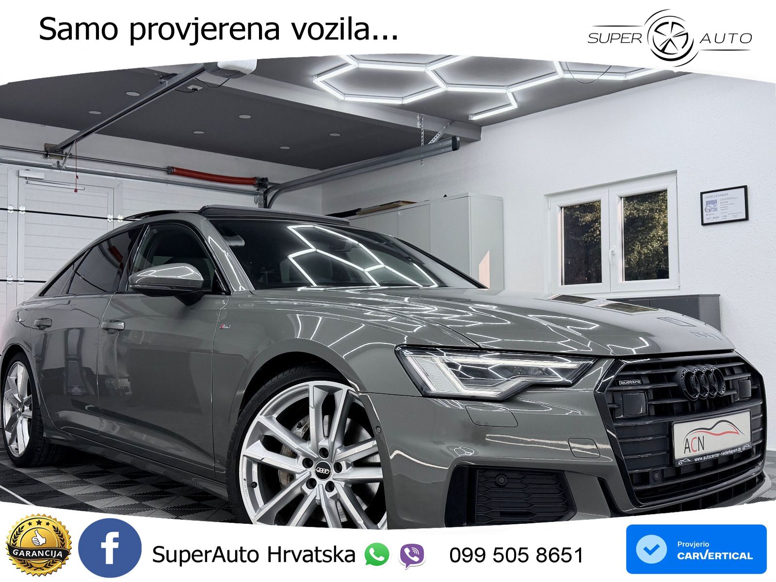 Audi A6 50 TDI V6 (286 KS) quattro tiptronic S line LED+GR SJED+ACC