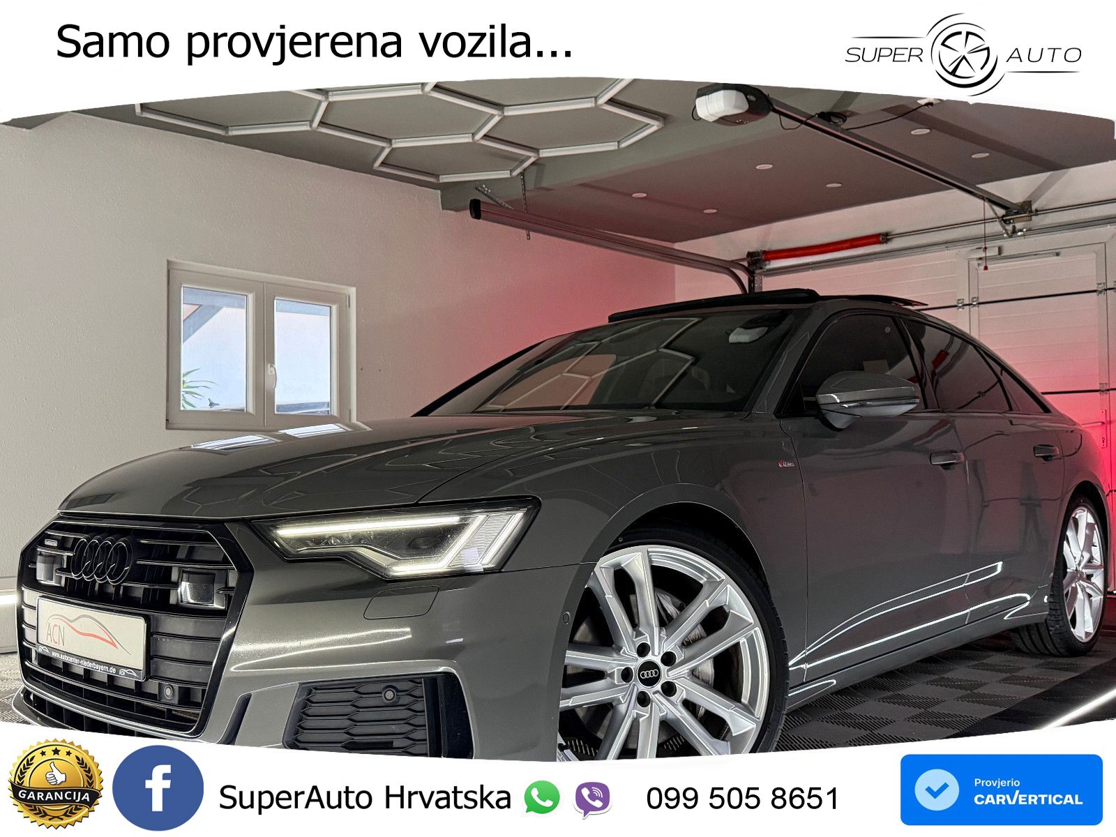 Audi A6 50 TDI V6 (286 KS) quattro tiptronic S line LED+GR SJED+ACC