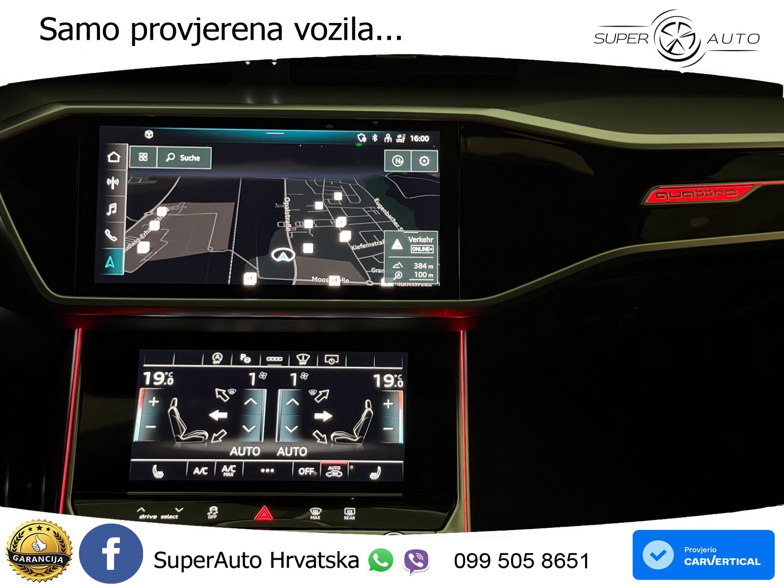 Audi A6 50 TDI V6 (286 KS) quattro tiptronic S line LED+GR SJED+ACC