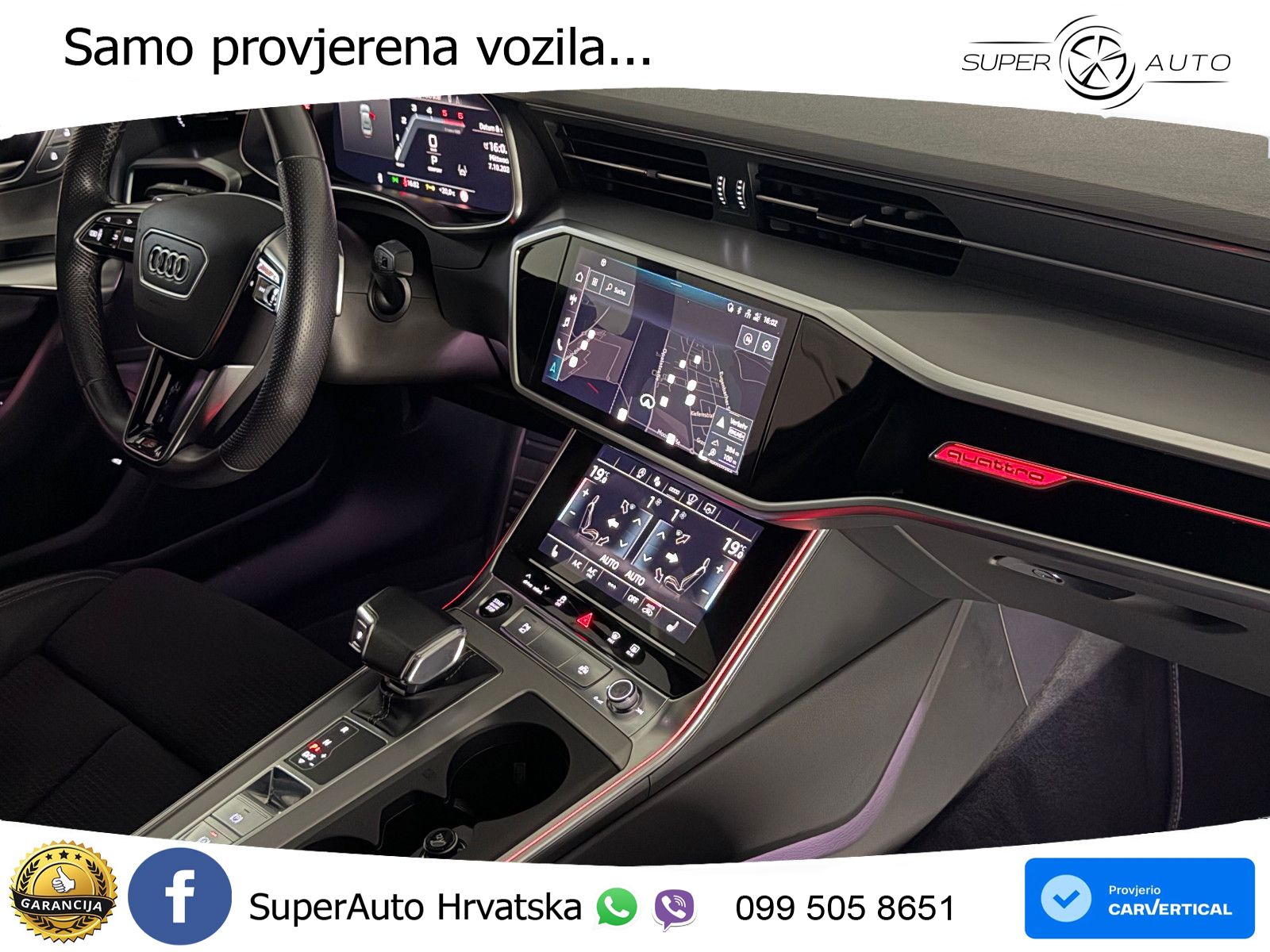 Audi A6 50 TDI V6 (286 KS) quattro tiptronic S line LED+GR SJED+ACC