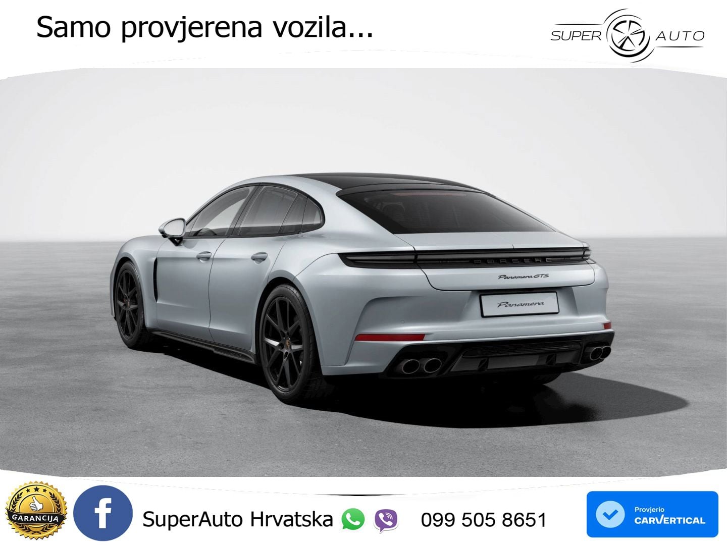 Porsche Panamera GTS 4.0 V8 (500 KS) PDK ZRAČNI+ACC+GR SJED+KAM+PANO