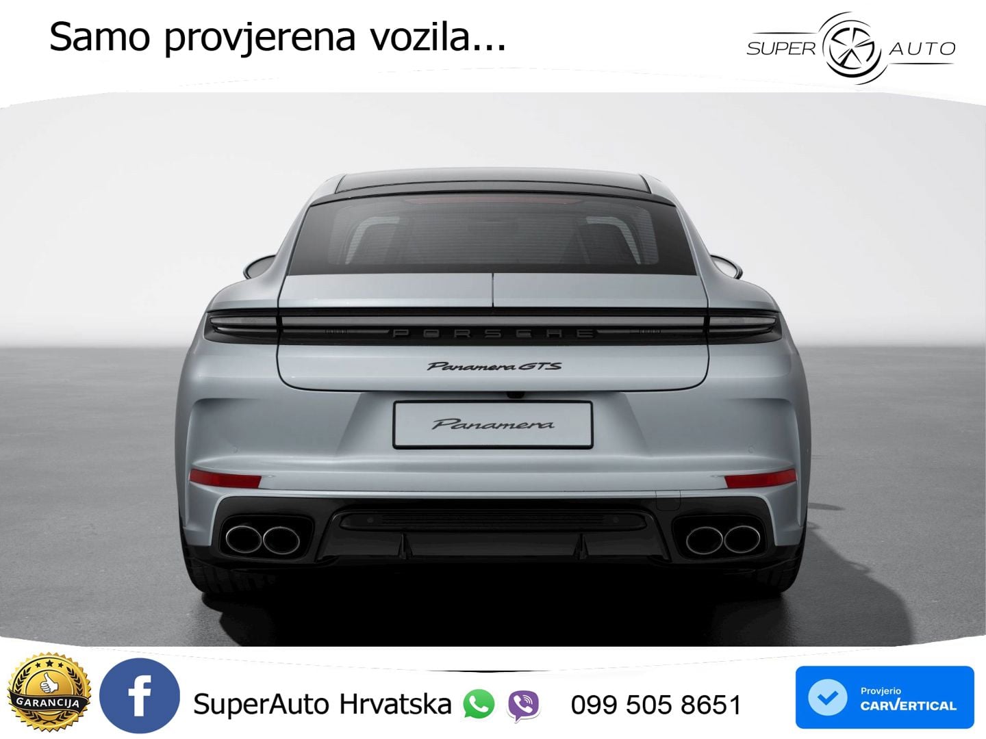 Porsche Panamera GTS 4.0 V8 (500 KS) PDK ZRAČNI+ACC+GR SJED+KAM+PANO