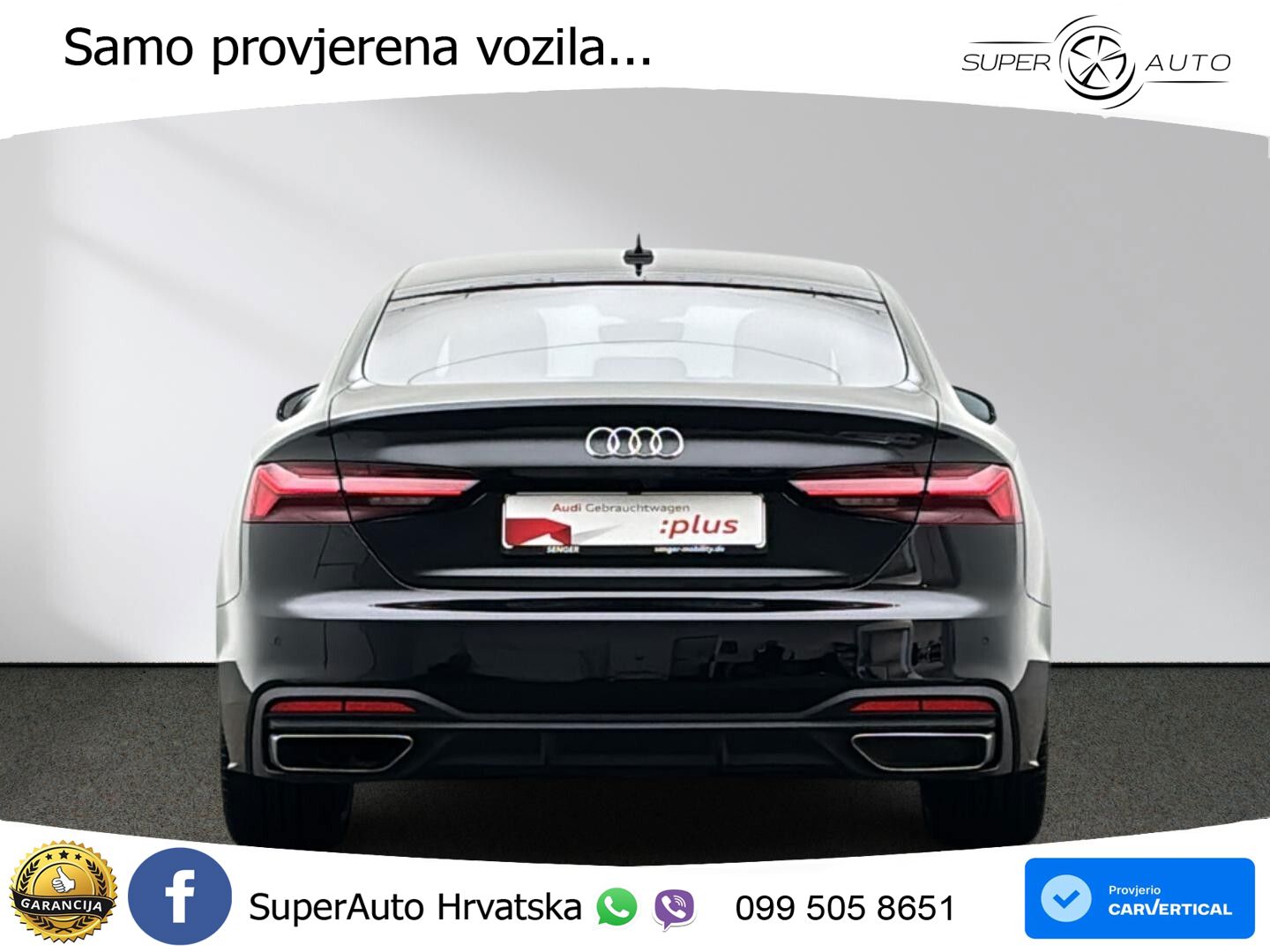 Audi A5 Sportback 40 TDI (204 KS) S tronic MATRIX+GR SJED+KAM