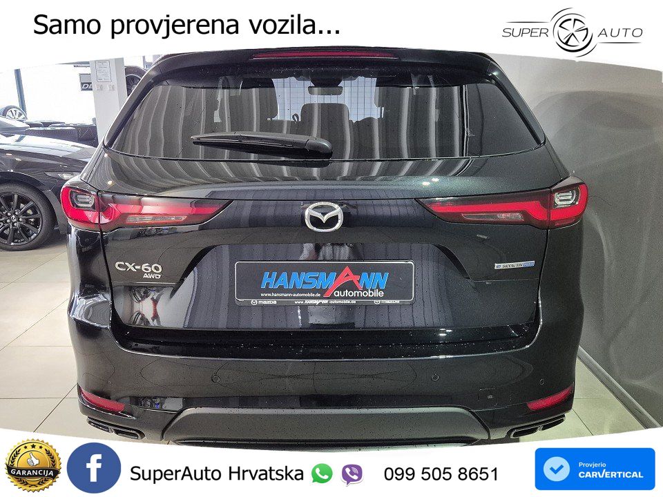 Mazda CX-60 2.5 e-Skyactiv (328 KS) AWD Automatic MATRIX+GR SJED+KAM